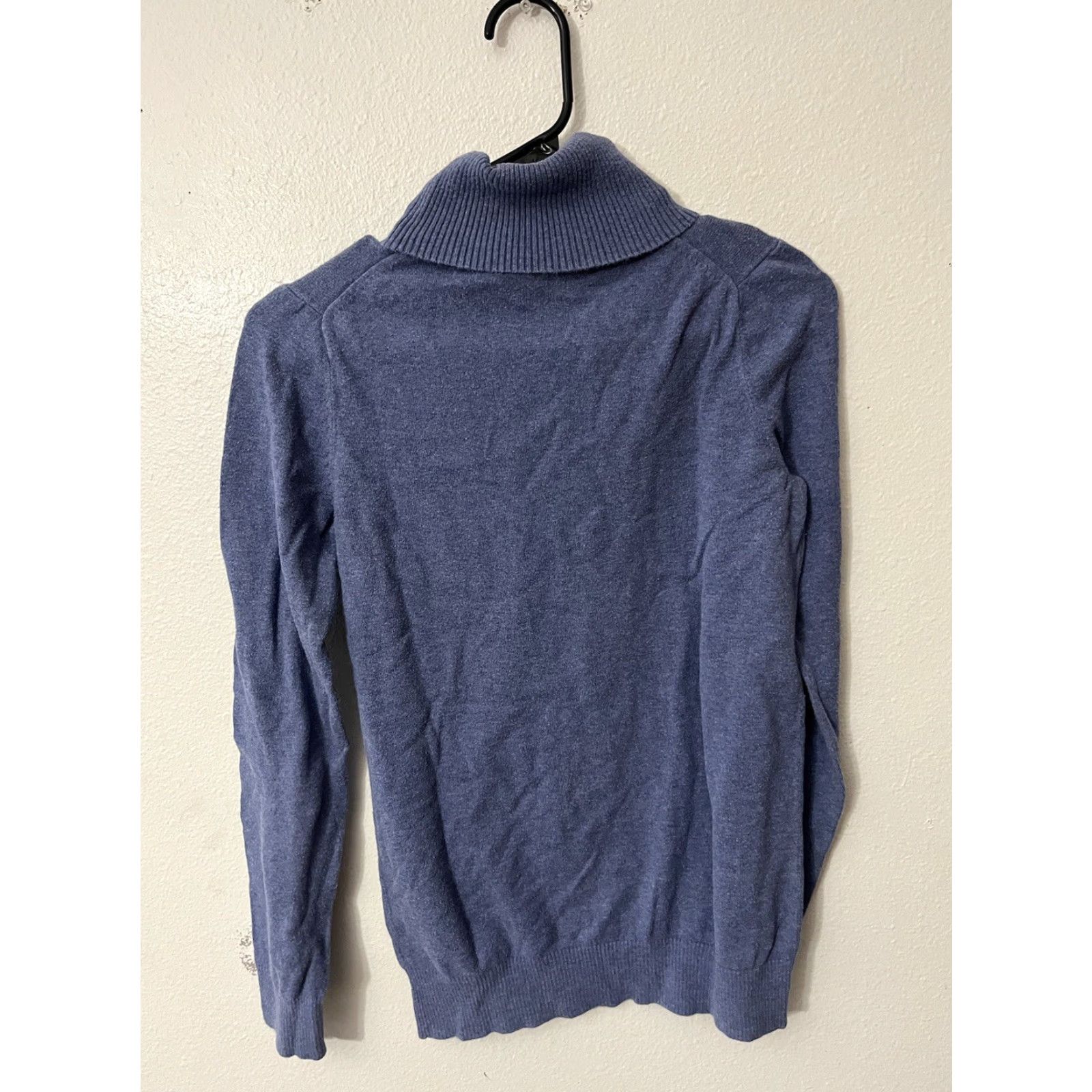 Gap Gap Women's Sweater Turtleneck Cotton Blue S Long Sleeve Pullover Winter Womens Size S / US 4 / IT 40 - 3 Thumbnail