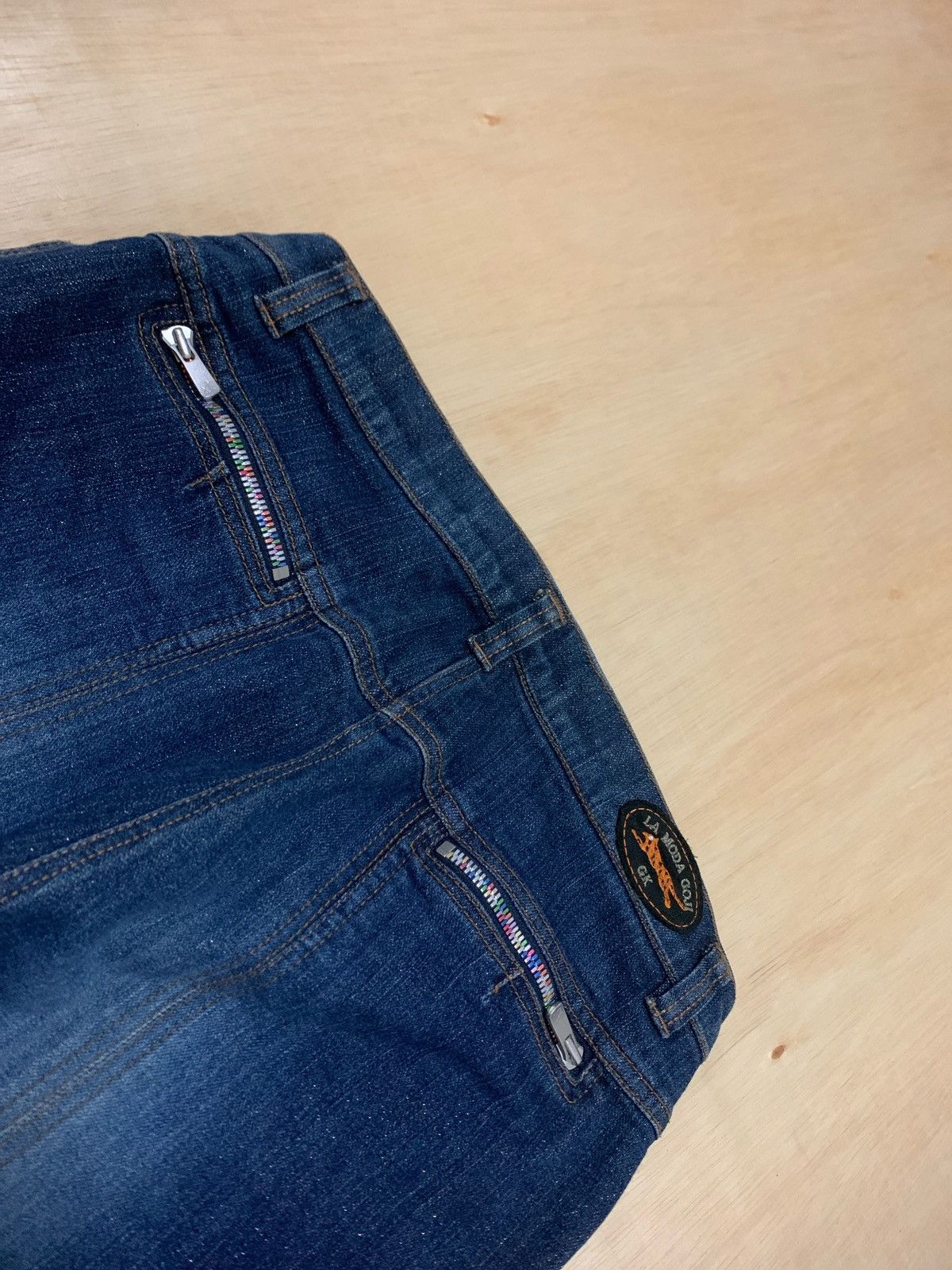 14th Addiction × 20471120 × Japanese Brand Vintage Japanese La Moda Goji Multi Zipper Denim Jeans Size US 30 / EU 46 - 9 Thumbnail