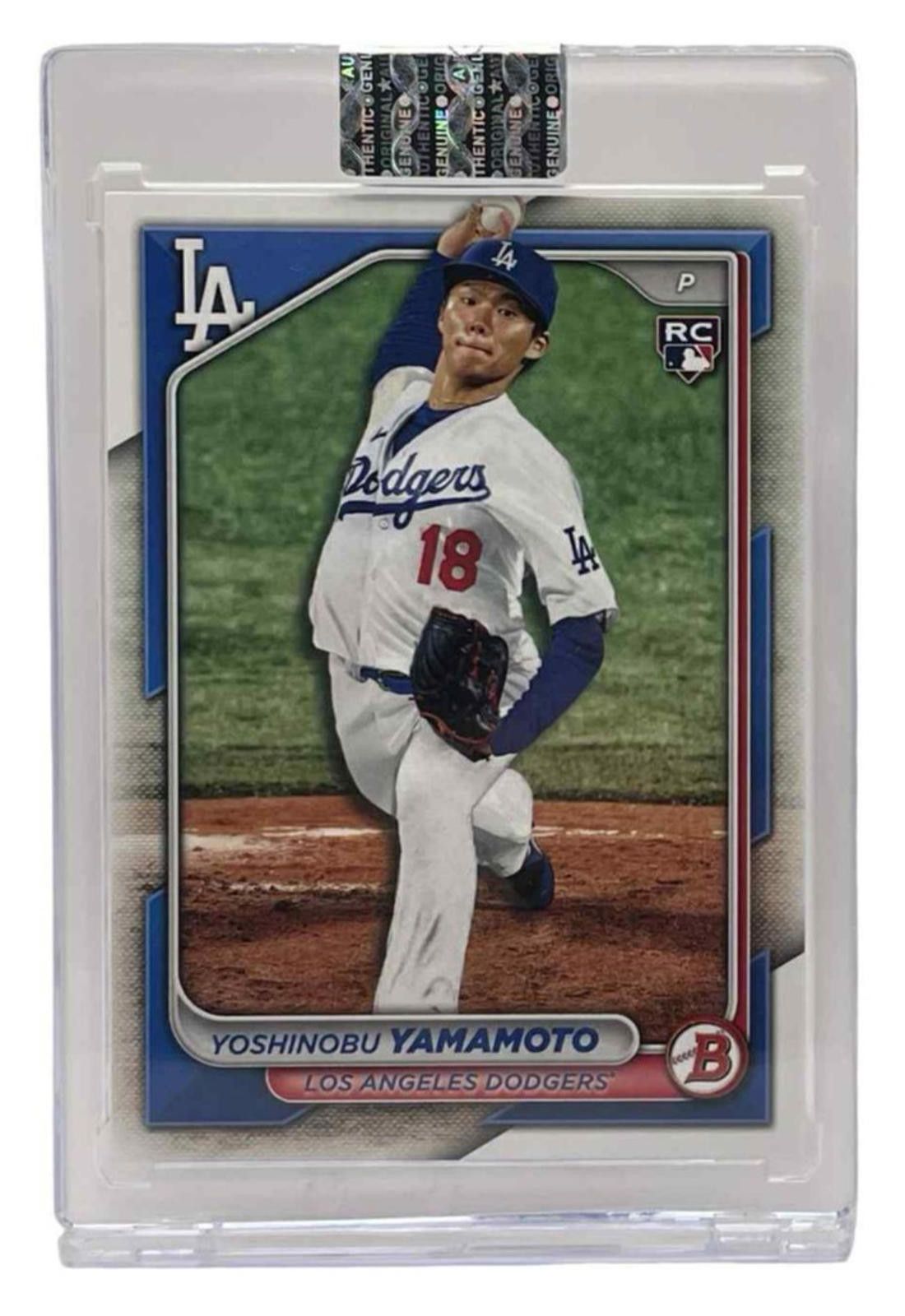Other 2024 Bowman #36 Yoshinobu Yamamoto Dodgers Rookie Card (RC) Size ONE SIZE - 2 Thumbnail