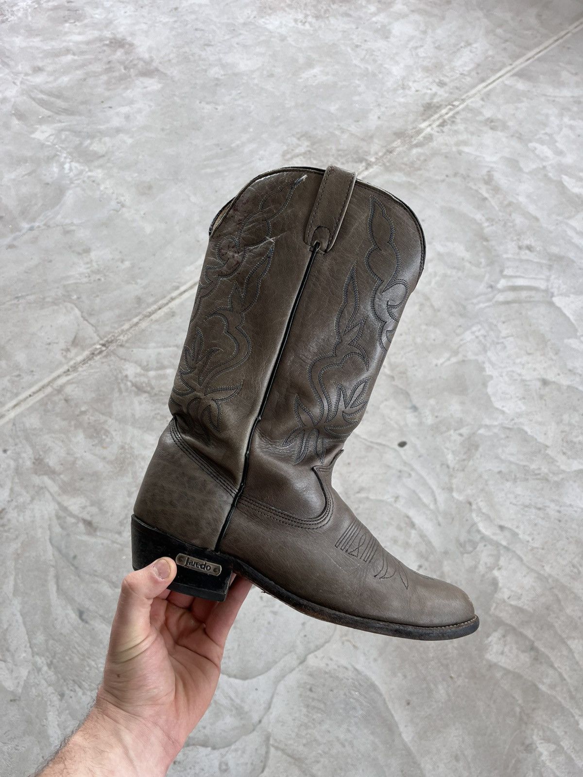 Cowboy Equipment Vintage Laredo Western Cowboy Leather Boots Rare Avant-Garde Size US 9 / EU 42 - 1 Thumbnail