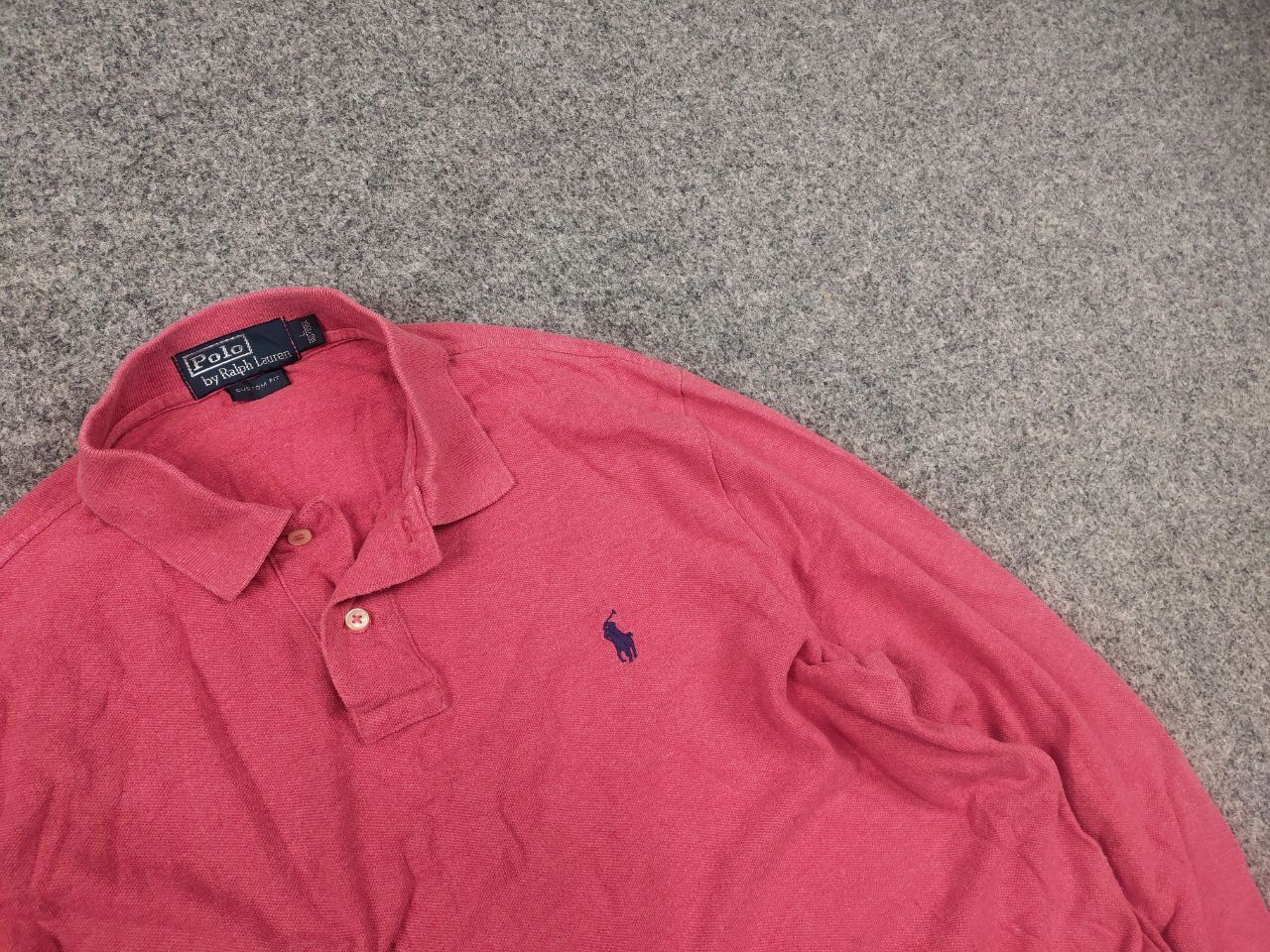 Polo Ralph Lauren Vintage 90's Polo Ralph Lauren Faded Rugby Polo Long sleeve Size US L / EU 52-54 / 3 - 4 Thumbnail