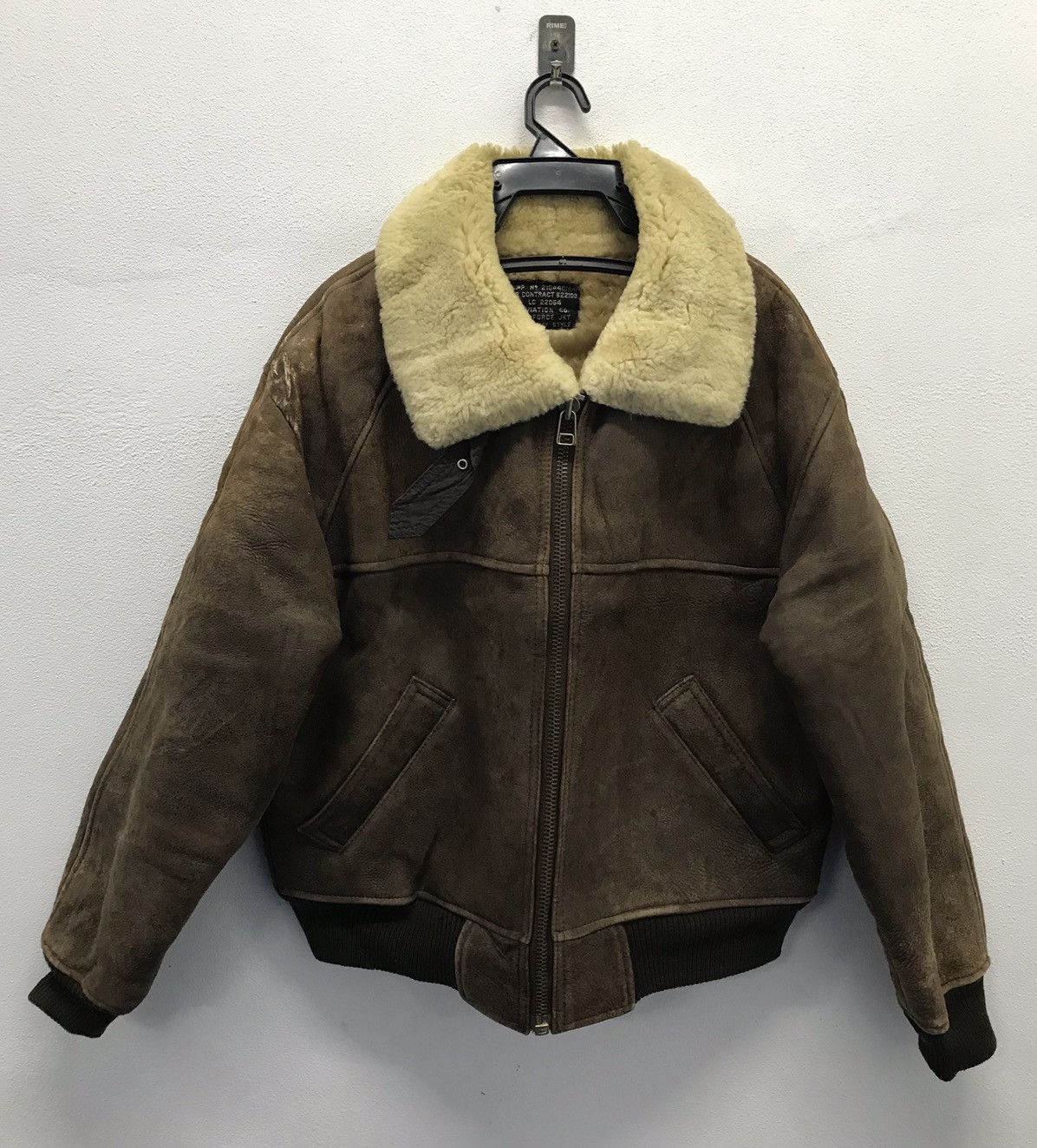 Vintage Air Force Jkt US Army Style Leather Jacket