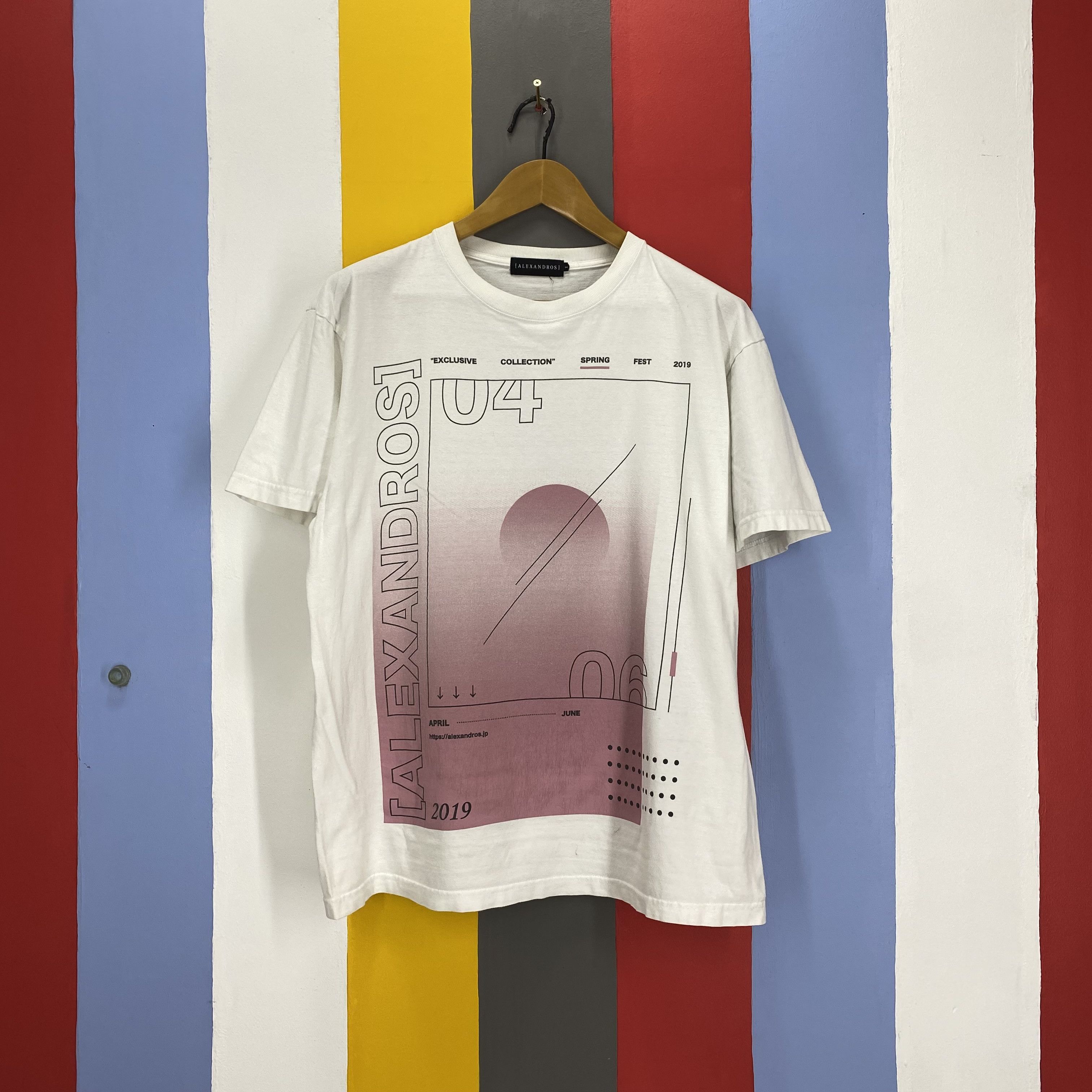 Japanese Brand ALEXANDROS Spring Fest 2019 Crew Neck T Shirt #1845/08 Size US L / EU 52-54 / 3 - 1 Thumbnail