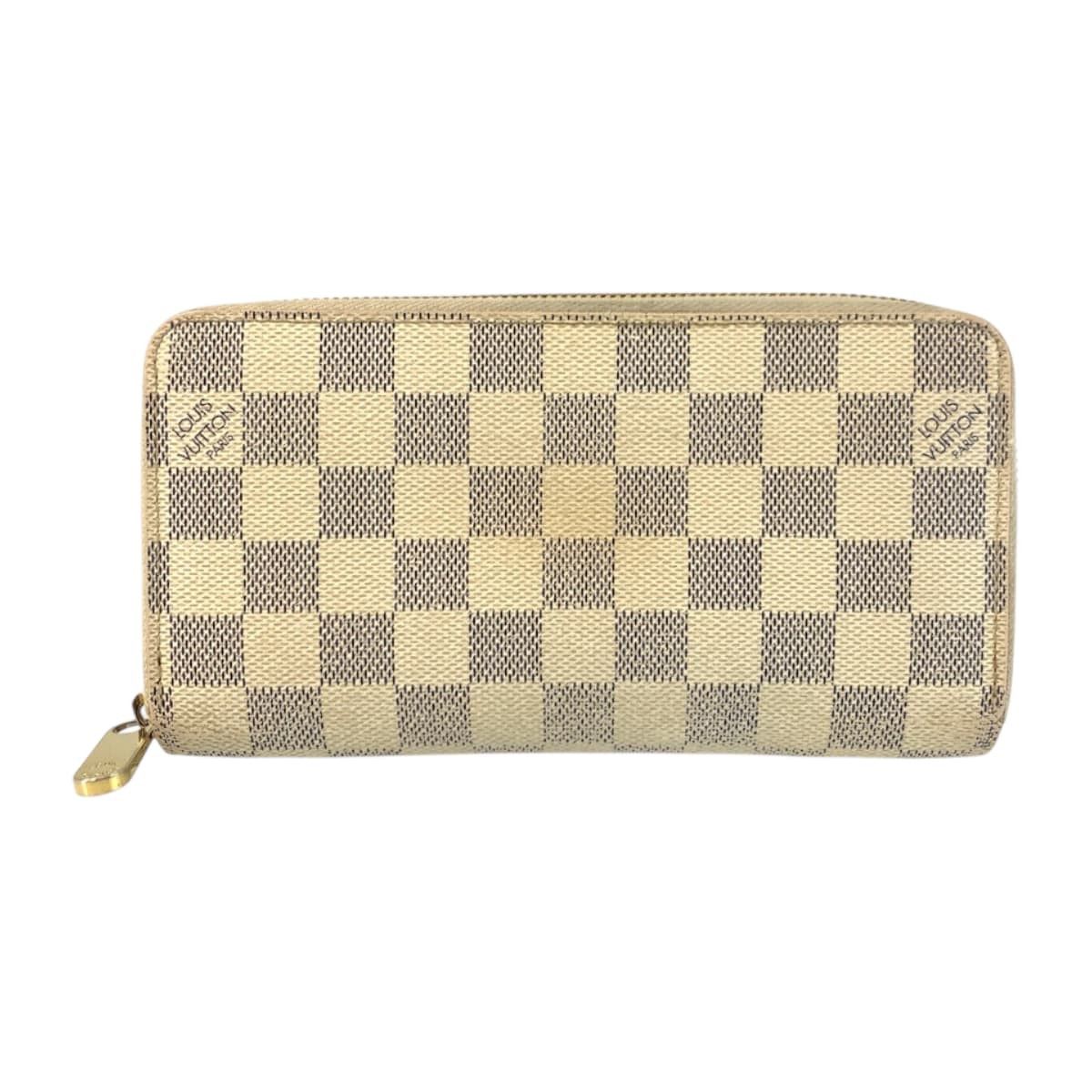 Louis Vuitton Louis Vuitton Louis Vuitton Zippy Wallet Damier Azur Long Wallet Textile Long Wallet N60019 DUTY FREE for USA Size ONE SIZE - 1 Thumbnail