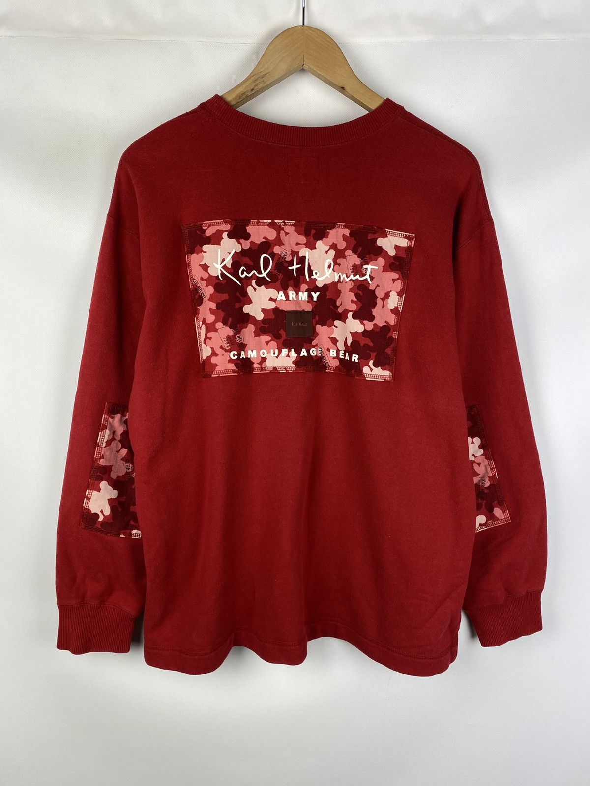 Japanese Brand × Karl Helmut Karl Helmut Pink House Bear Logo men’s sweatshirt Japan Size US M / EU 48-50 / 2 - 13 Thumbnail