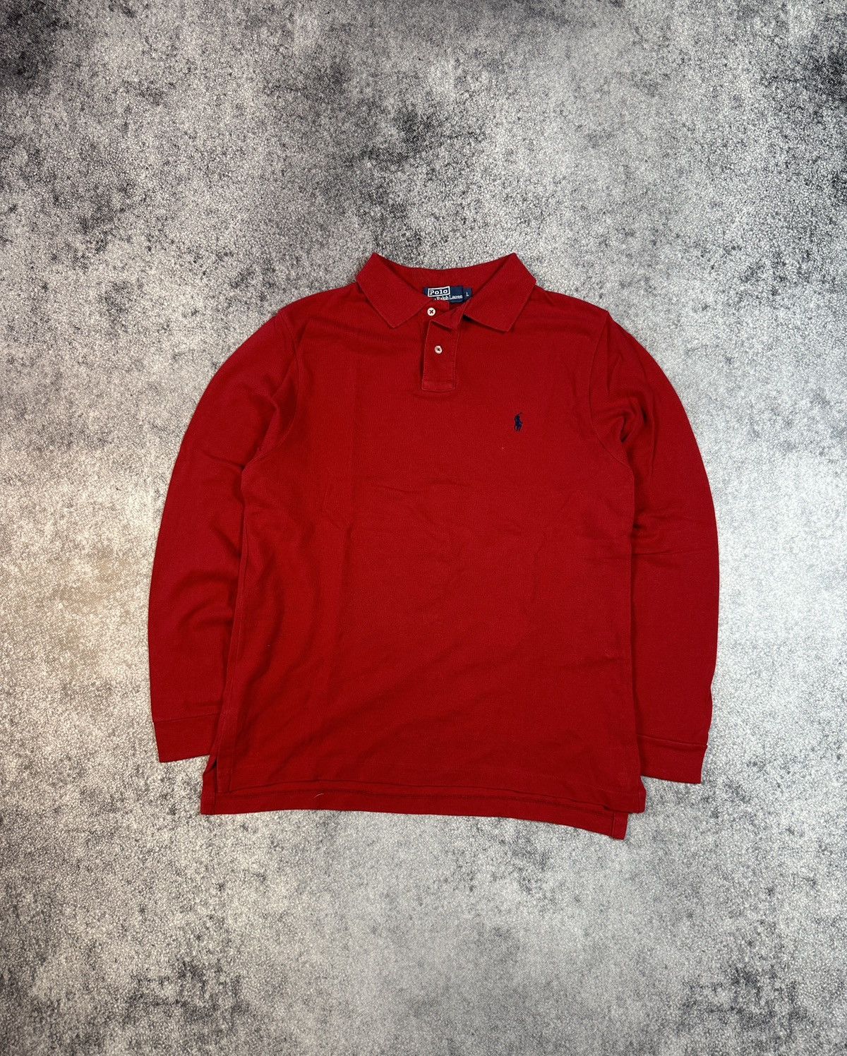 Polo Ralph Lauren × Vintage Y2K Polo Ralph Lauren Rugby Long Polo Streetwear Rare USA L Size US L / EU 52-54 / 3 - 1 Thumbnail