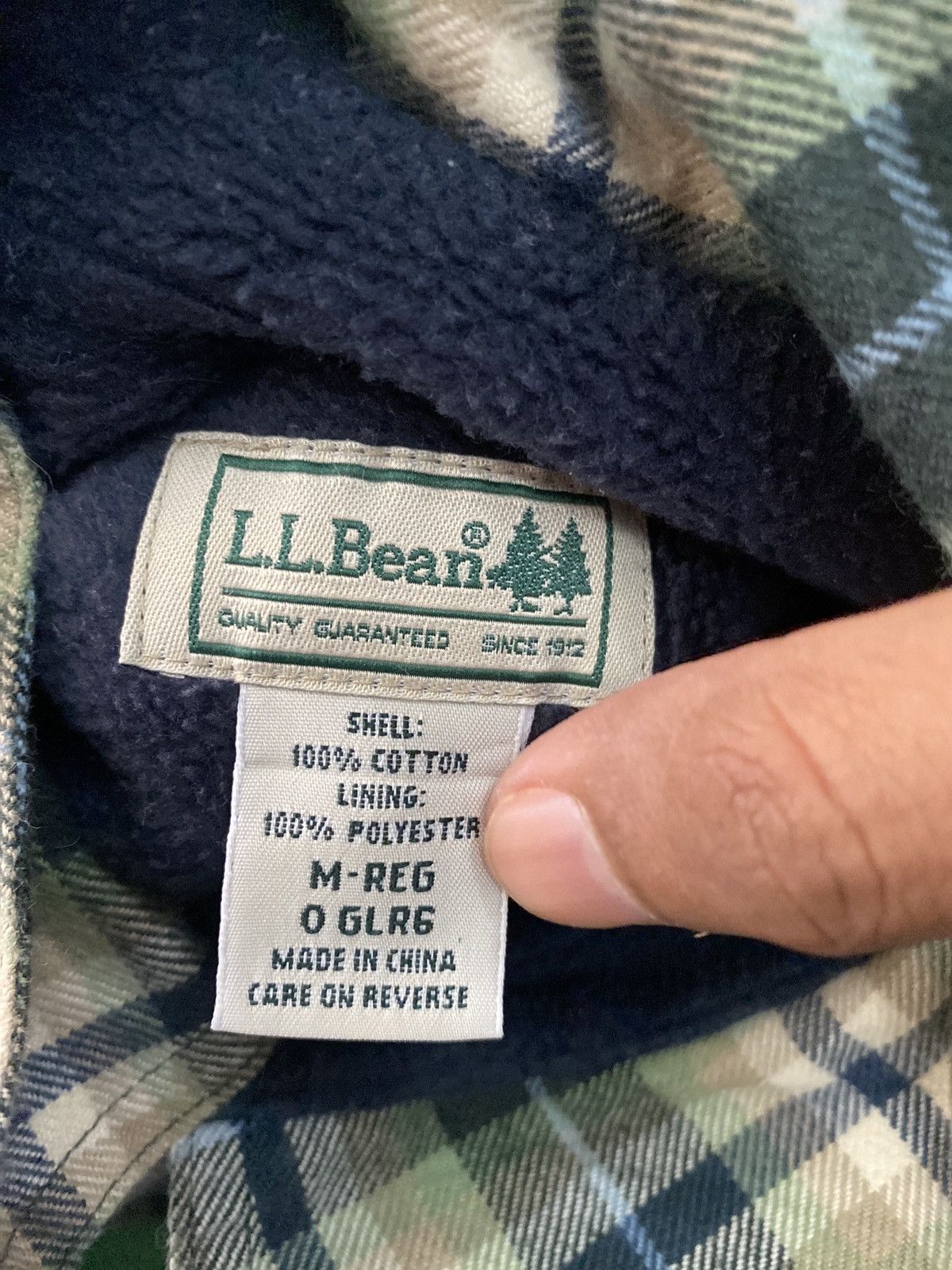Japanese Brand Vintage L.L Bean Flannel Button Jacket Size US L / EU 52-54 / 3 - 12 Thumbnail