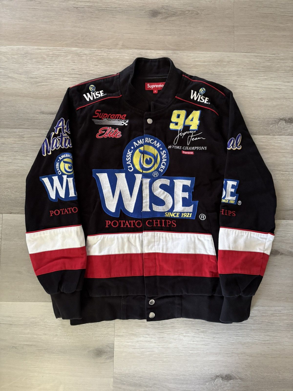 Supreme Supreme Wise Racing Jacket FW13 Black Small Size US S / EU 44-46 / 1 - 1 Thumbnail