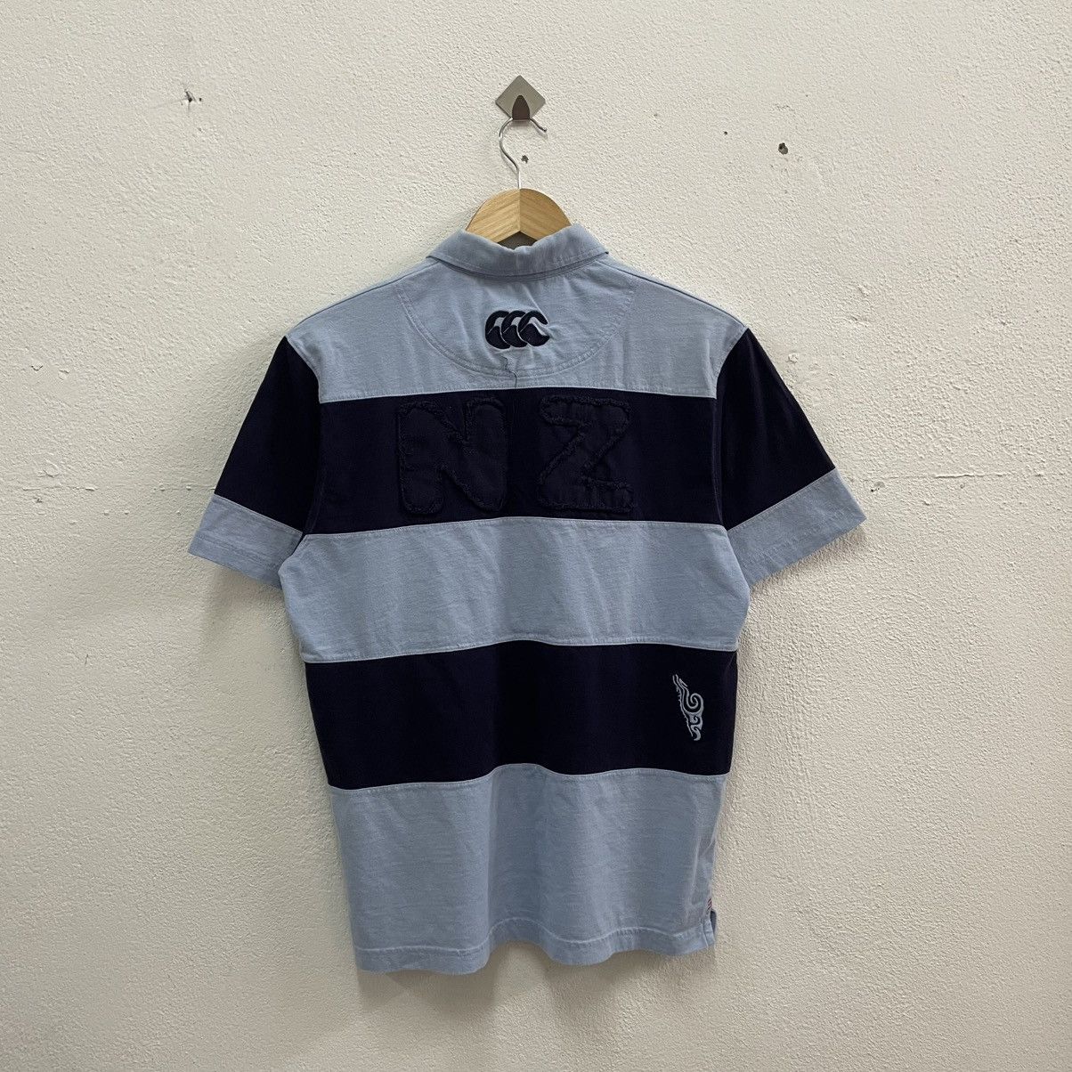 Canterbury of New Zealand 🔥Vintage Canterbury Of New Zealand Stripe Polos Rugby Shirts Size US M / EU 48-50 / 2 - 2 Thumbnail