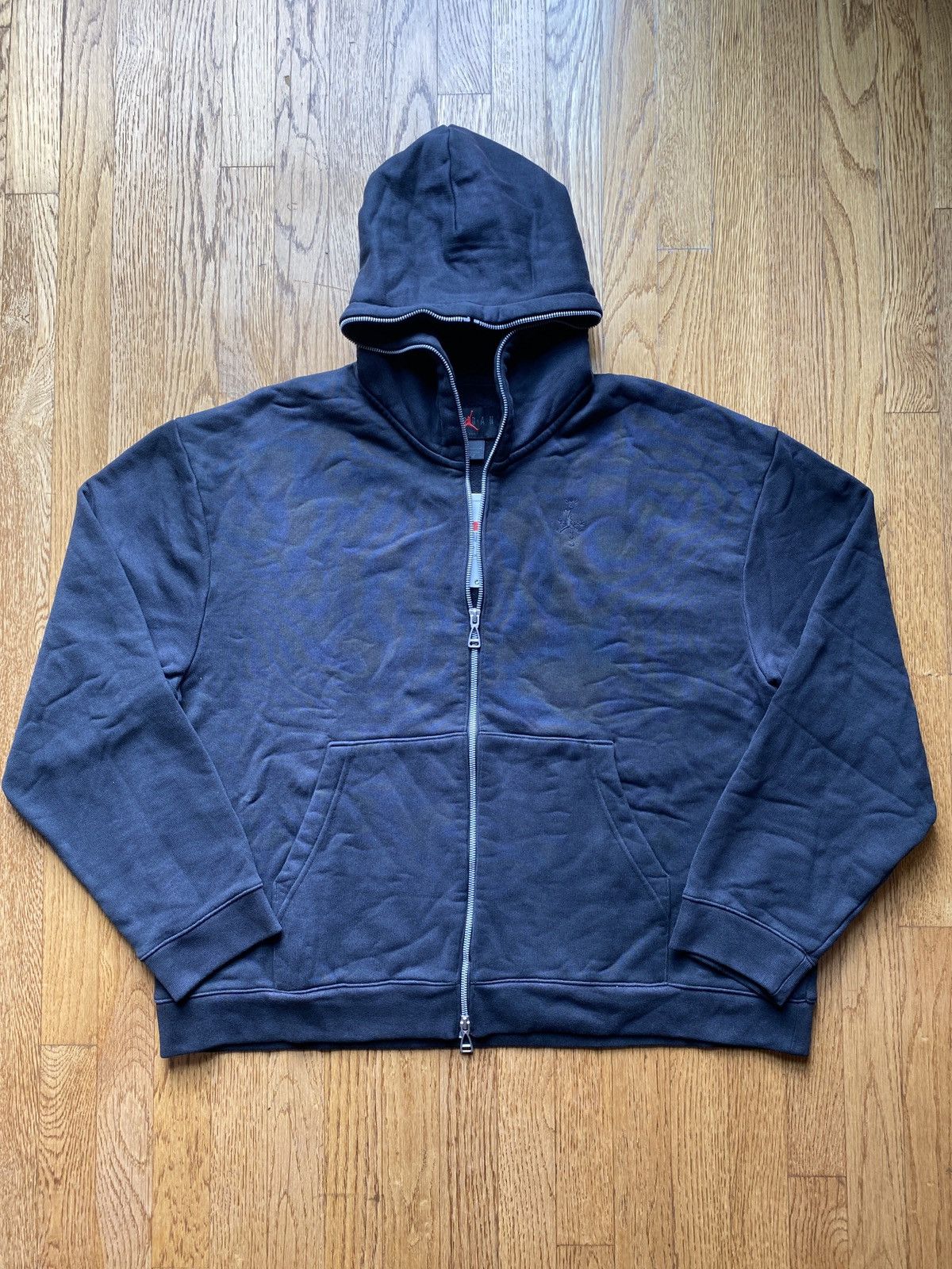 Jordan Brand × Nike × Travis Scott Travis Scott x Jordan x Nike Rare Zip Up Hoodie Sz L Size US L / EU 52-54 / 3 - 2 Thumbnail
