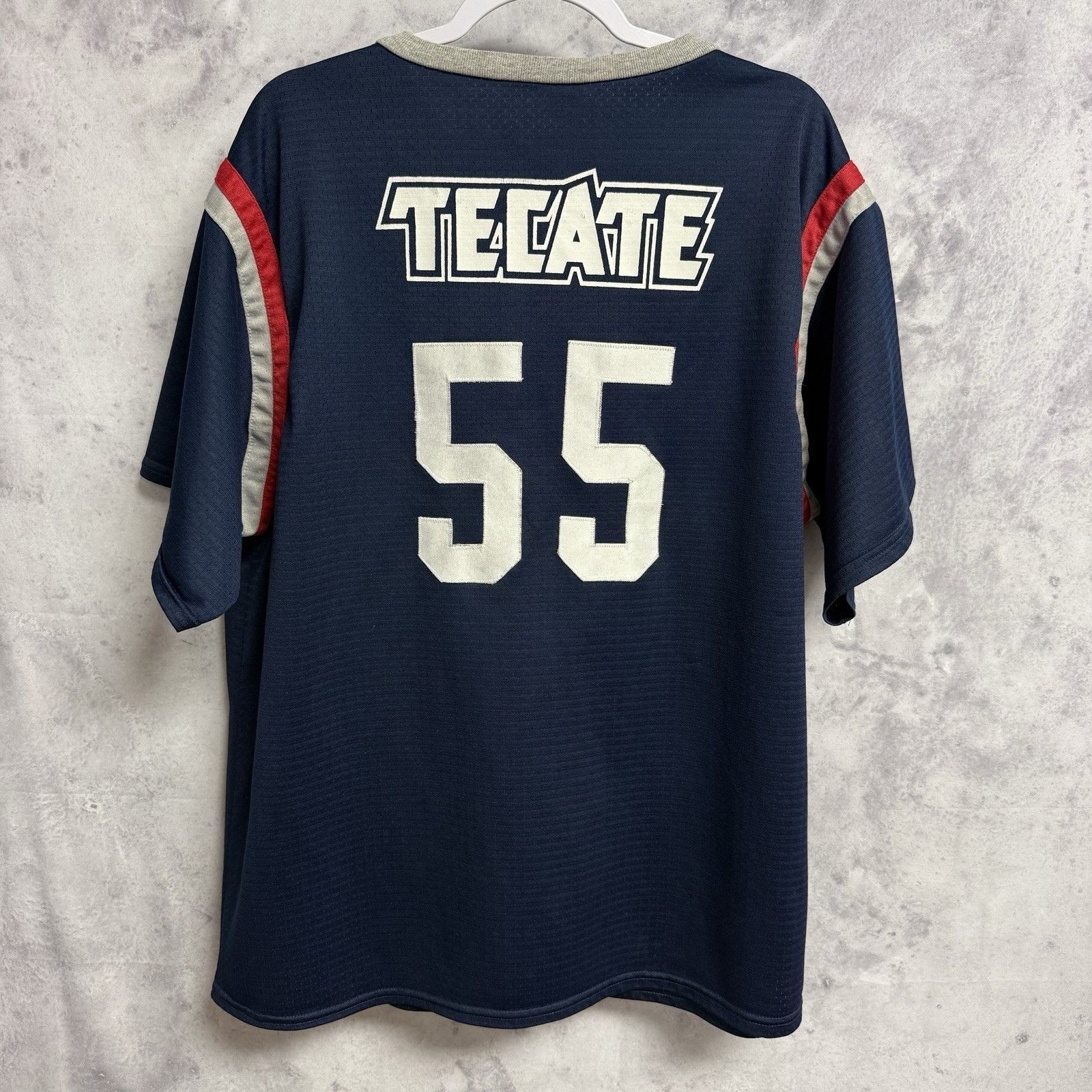 Vintage Vintage Tecate Jersey Mens 2XL Blue Mexican League Size US XXL / EU 58 / 5 - 1 Thumbnail