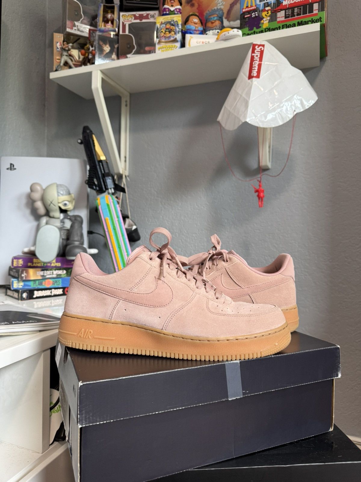 Nike Nike Air Force 1 LV8 ‘Pink Suede’ Size US 10.5 / EU 43-44 - 1 Thumbnail