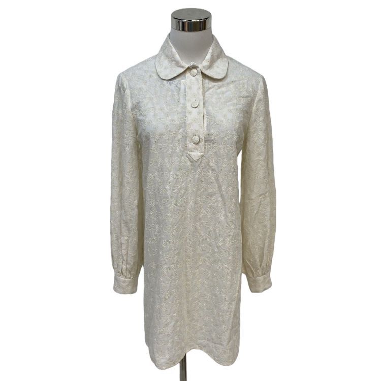 Gucci Gucci GG Embroidered Mini Dress Size 38 Size XS / US 0-2 / IT 36-38 - 1 Thumbnail