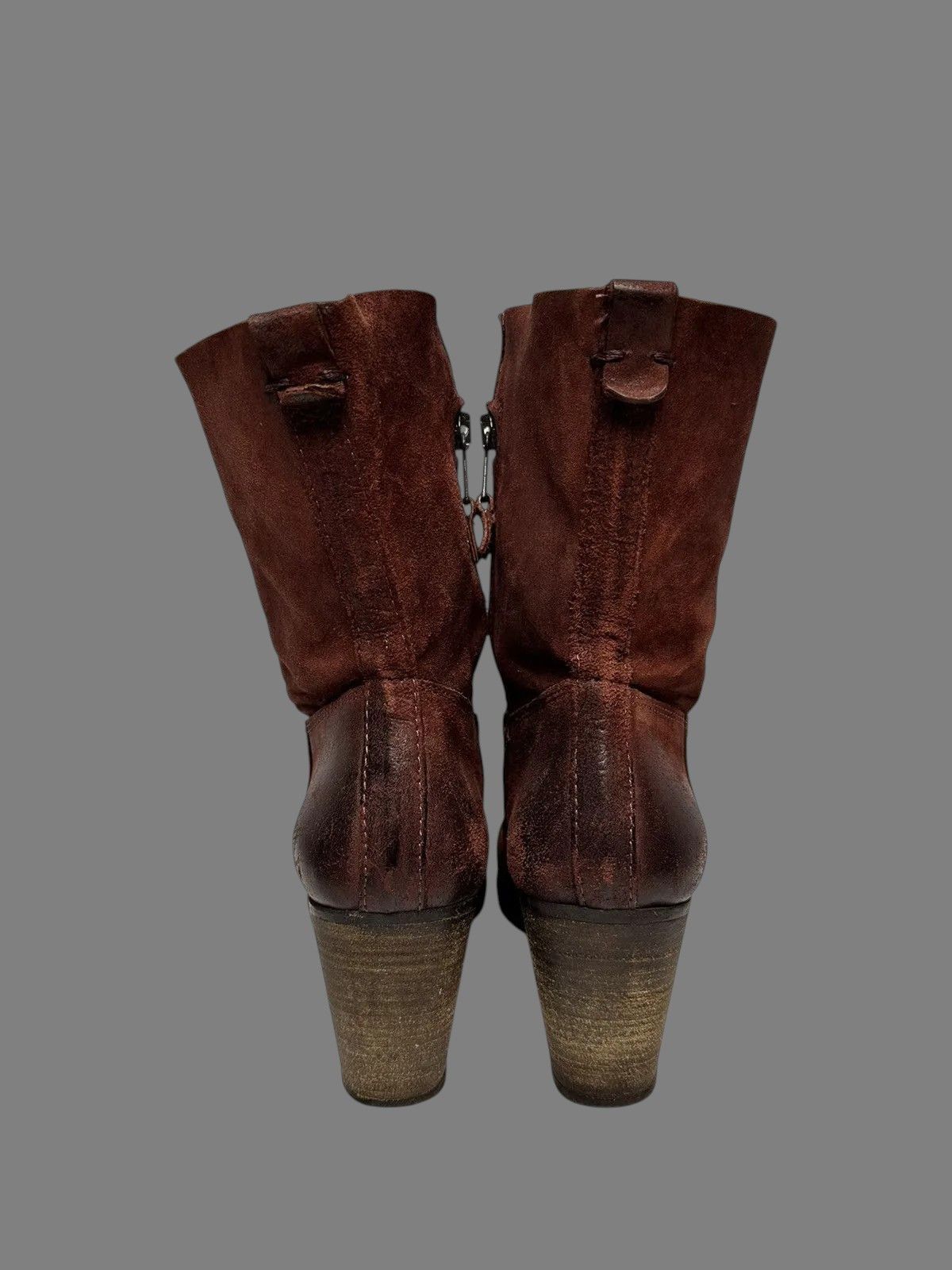 A.S.98 Rare Leather Boots Japan LGB Hight Vintage Rick owens style Size US 7 / IT 37 - 6 Thumbnail