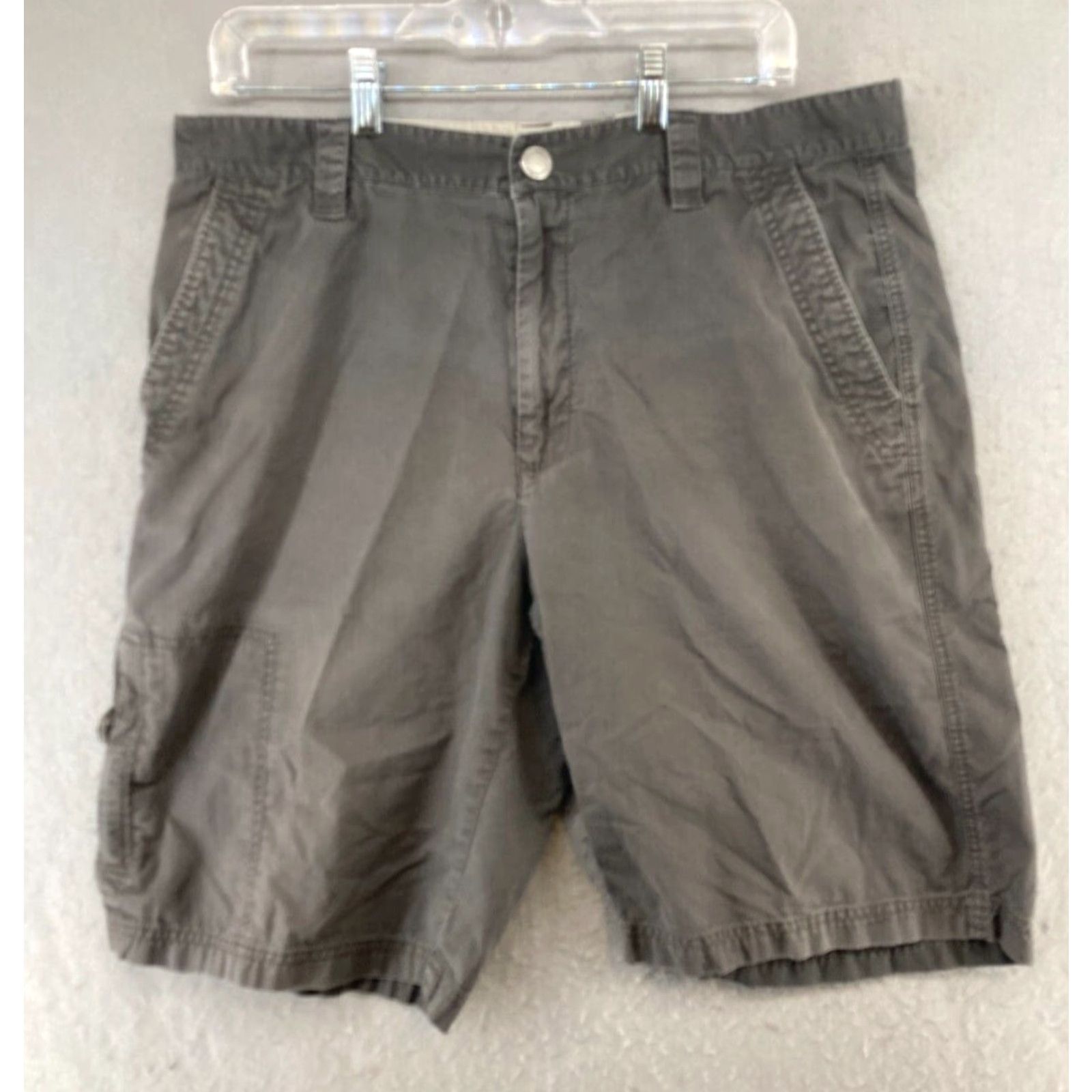 Vintage Columbia Mens Shorts 34 Gray Outdoor Cargo Pocket Shorts Size US 34 / EU 50 - 2 Thumbnail