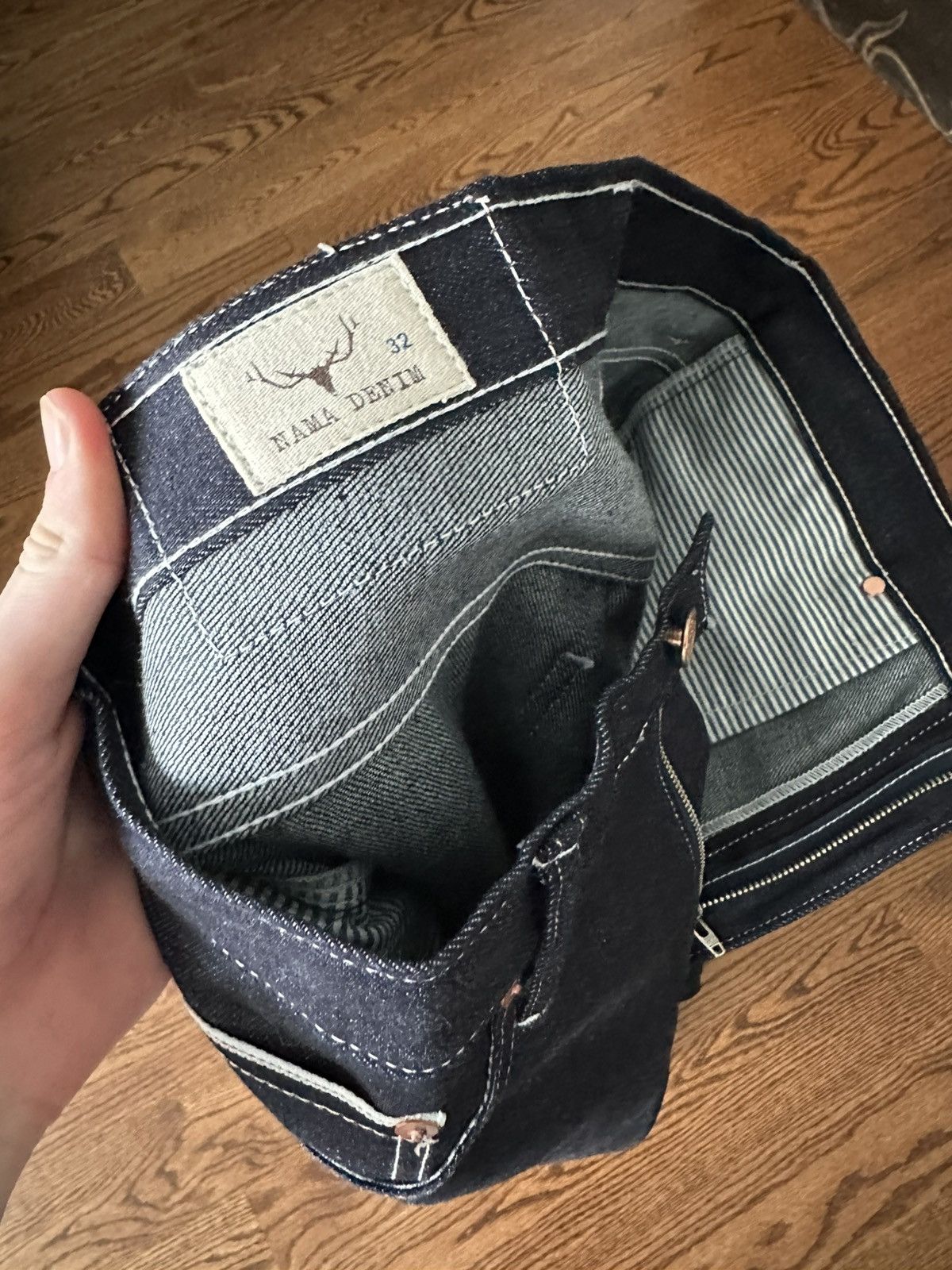 Other Nama Denim Custom Classic Blue Selvedge Size US 32 / EU 48 - 3 Thumbnail