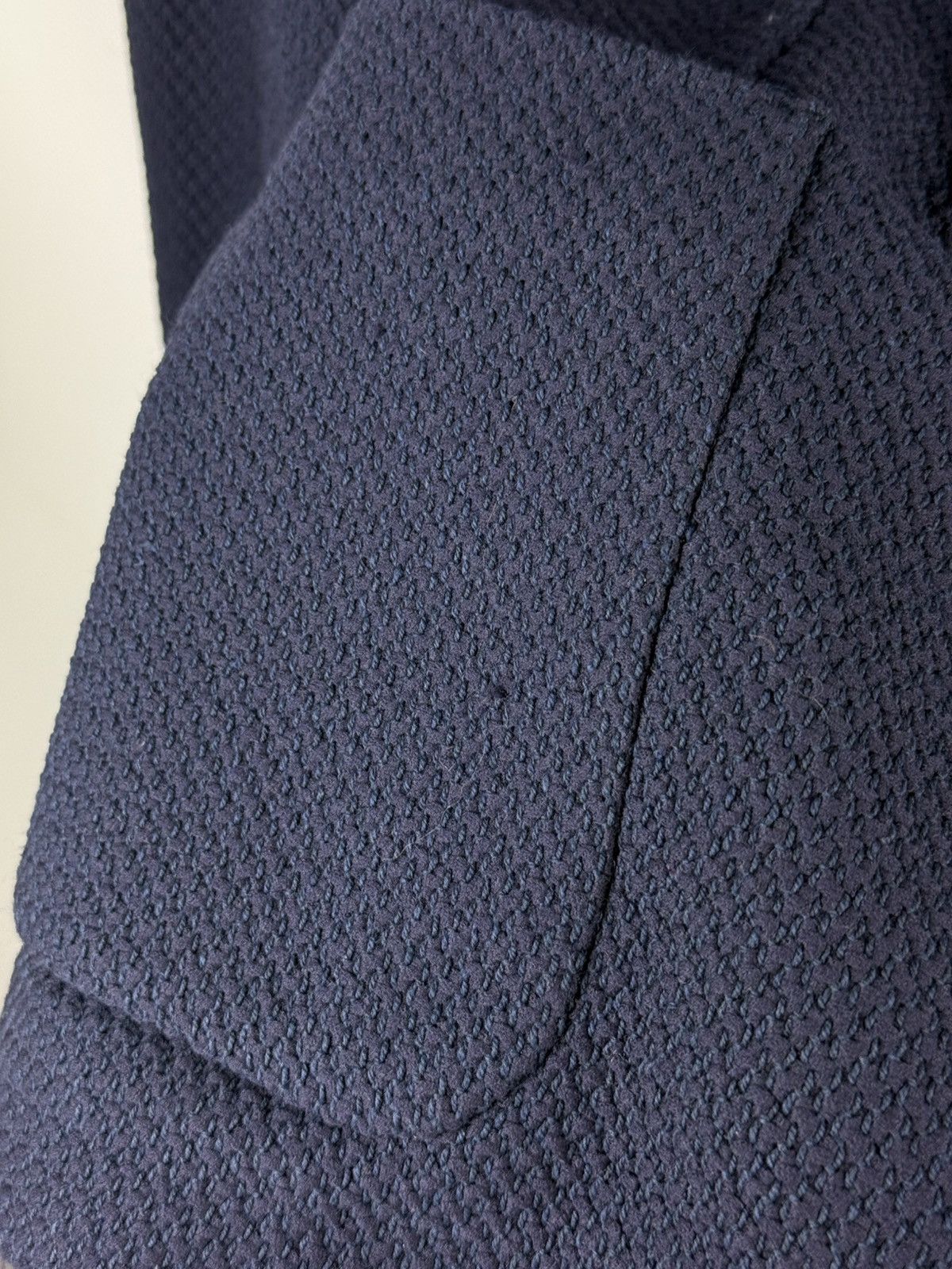 Hugo Boss Hugo Boss Marcoz21 Cotton Unlined Knitted Blazer Jacket Size 40R - 18 Thumbnail