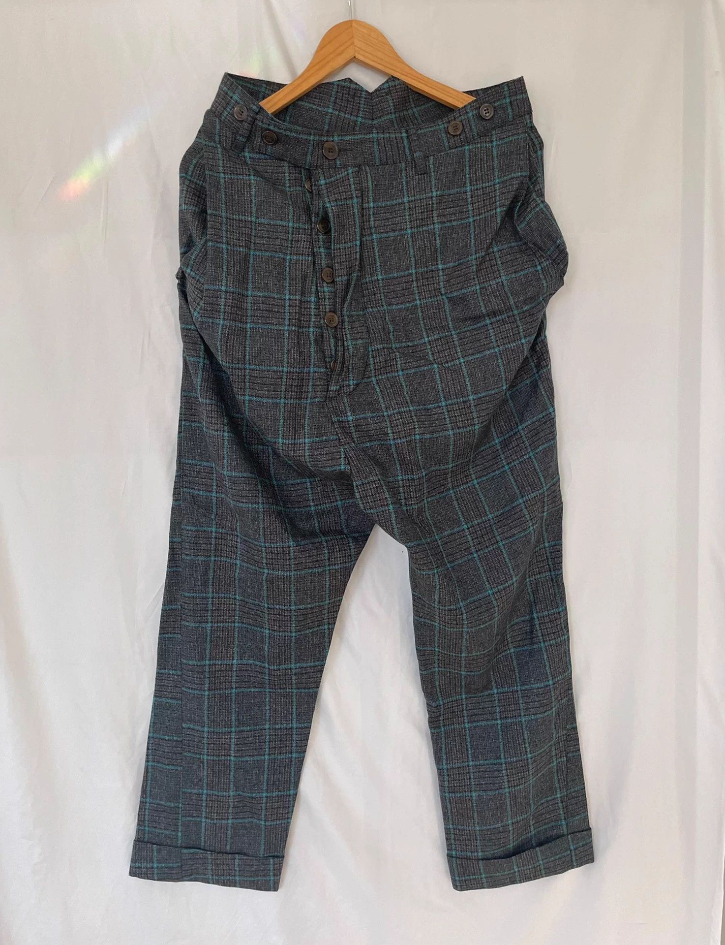 Vivienne Westwood Vivienne Westwood Man Wool Twisted Men's Trousers Size US 30 / EU 46 - 2 Thumbnail