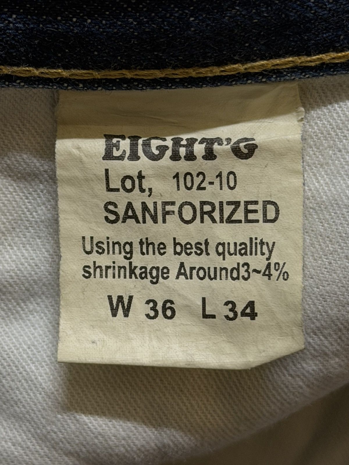 EIGHT-G Vintage 90s Japan Eight-G Faded Wash Distress Wide Leg Loose Size US 36 / EU 52 - 8 Thumbnail