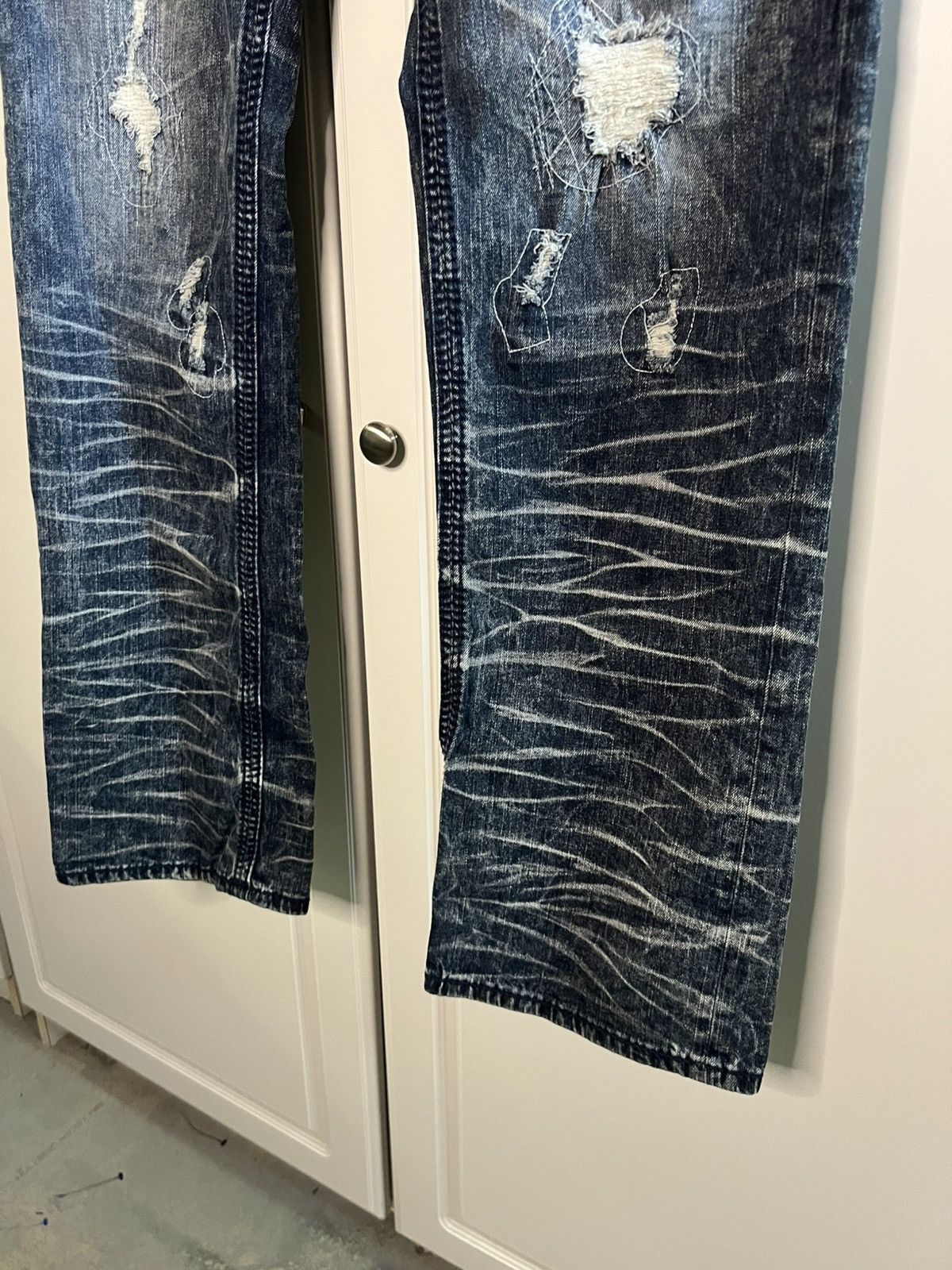 Affliction Y2K Affliction Distressed Cooper Straight Leg Jeans Size US 36 / EU 52 - 5 Thumbnail
