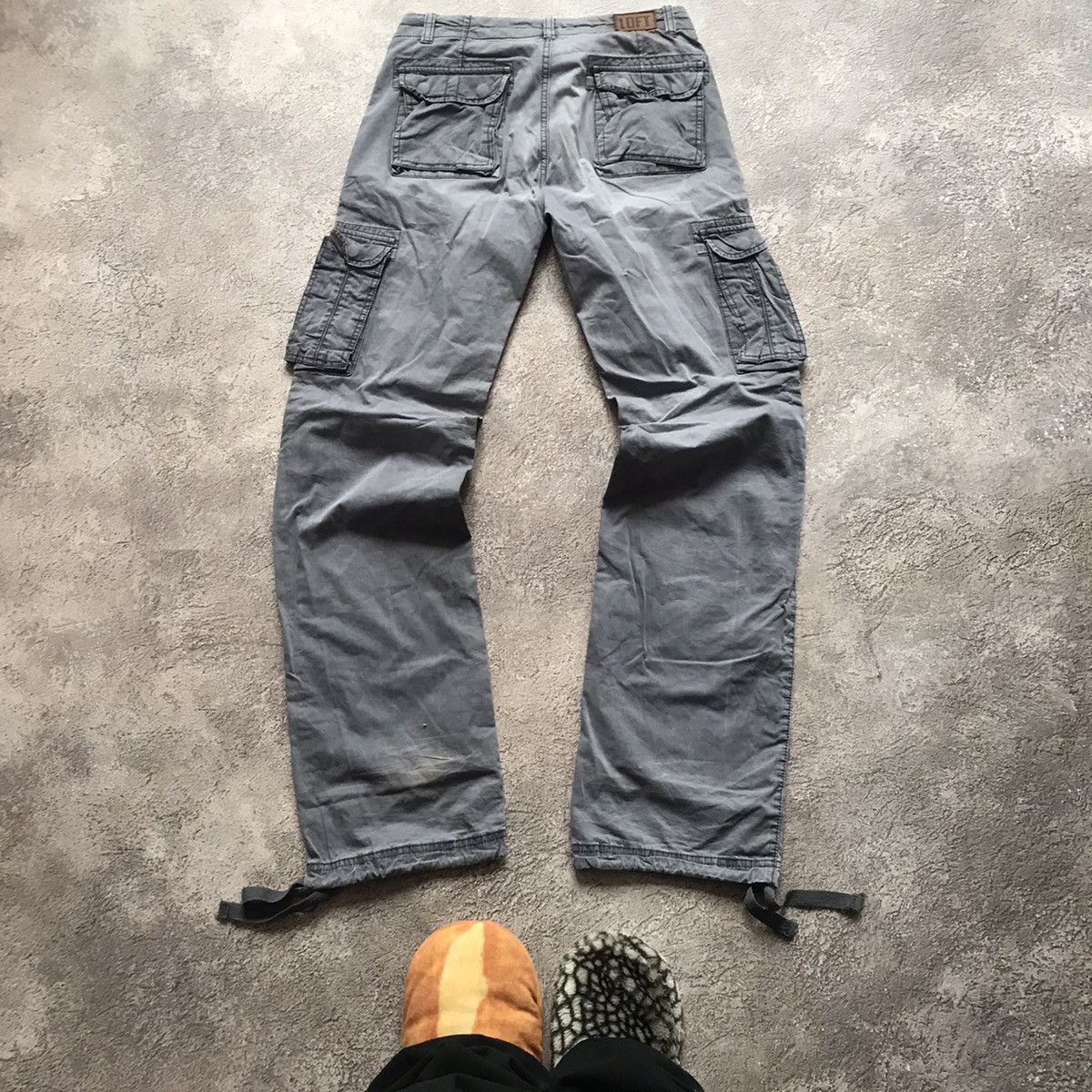 If Six Was Nine VINTAGE CARGO PANTS FLARED PARACHUTE SPRING JAPAN 90S Size US 27 - 6 Thumbnail