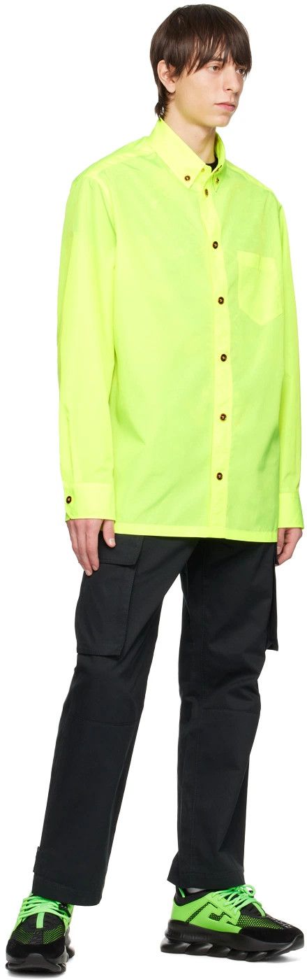 Versace o1y0525 Solid Color Shirt in Yellow Size US L / EU 52-54 / 3 - 4 Thumbnail