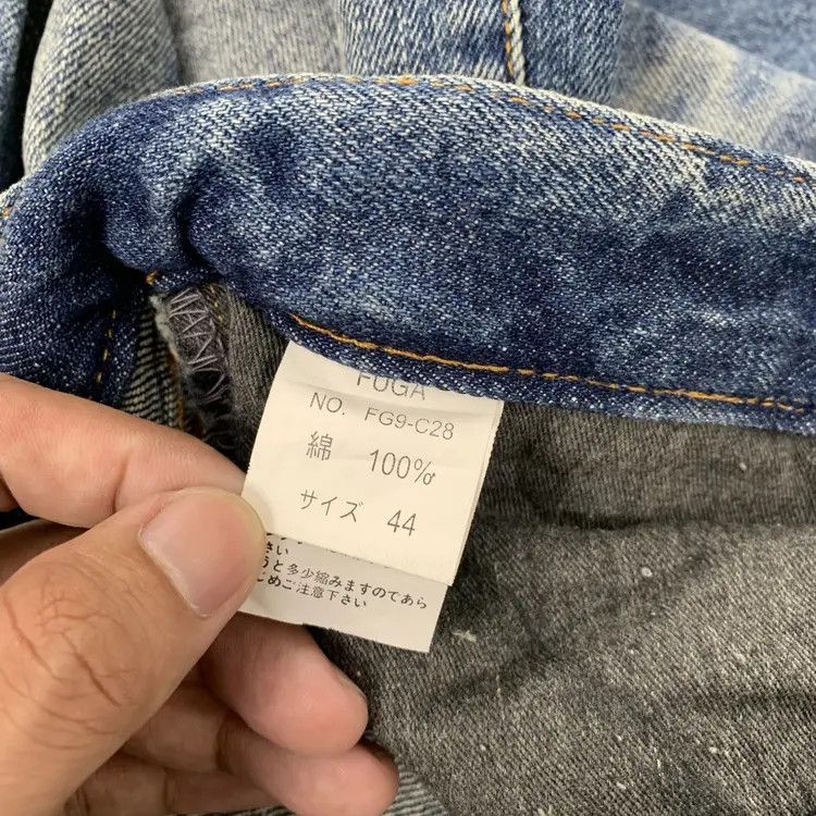 GOSTAR DE FUGA Gostar De Fuga Distressed Flared Denim Size US 33 - 11 Thumbnail