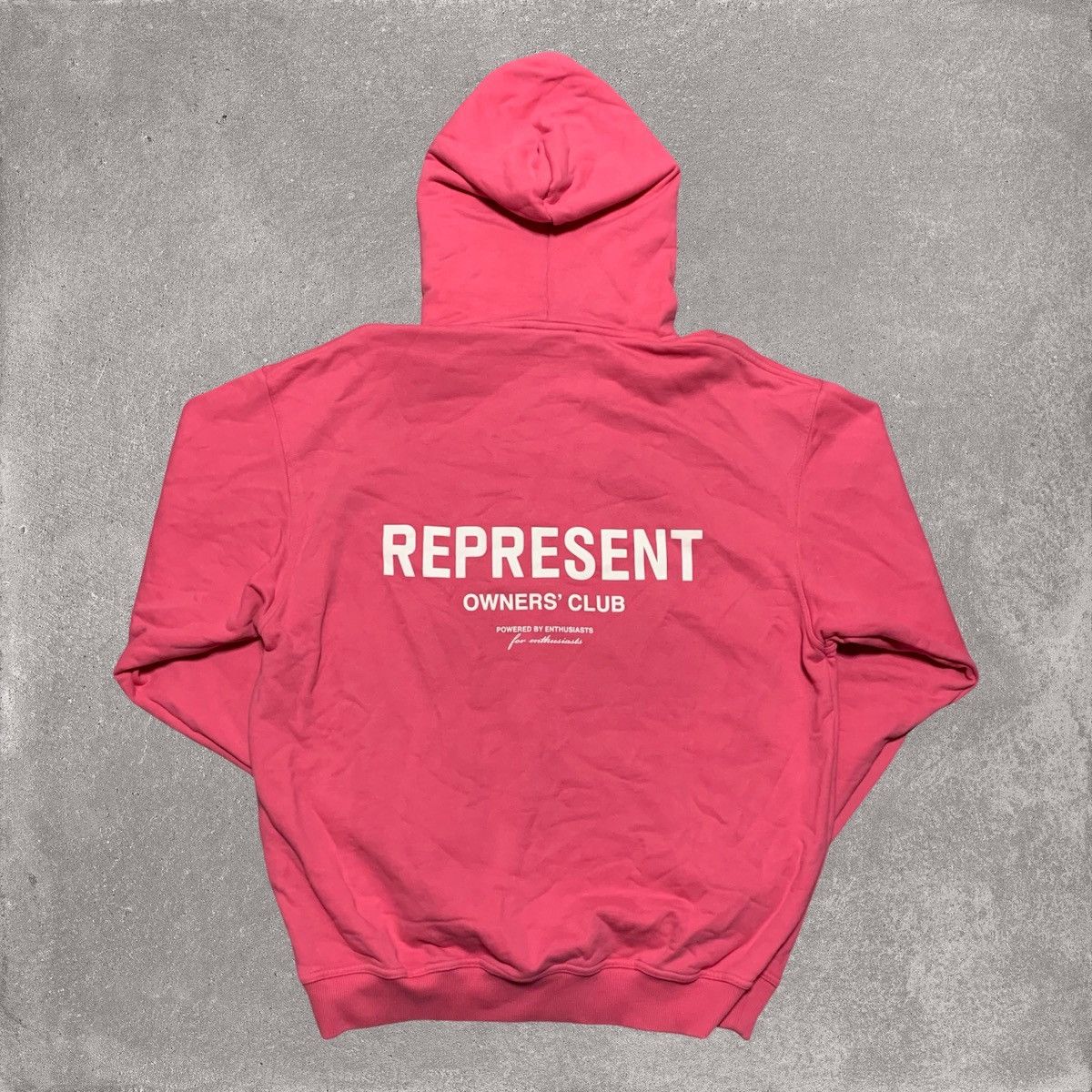 Represent Medium Owners Club Bubblegum Pink Hoodie