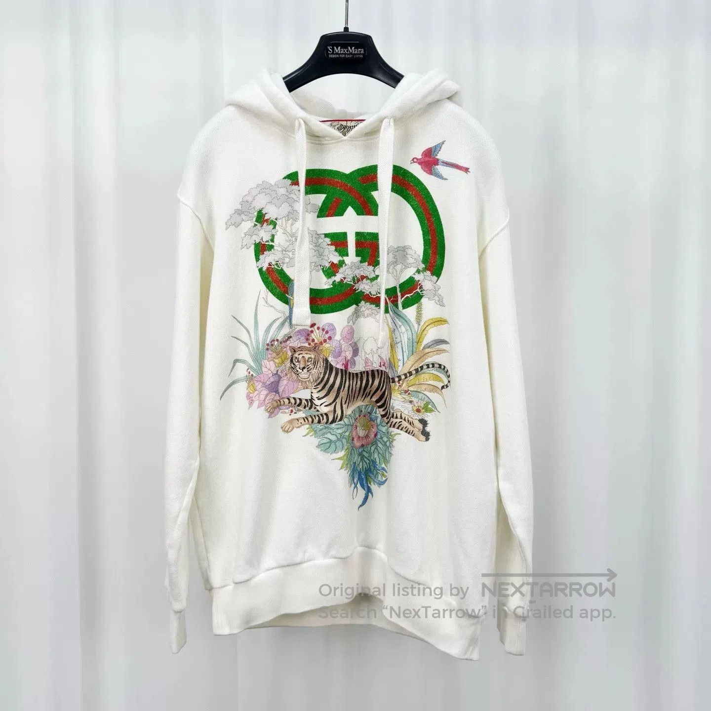Gucci gucci double g tiger print hoodie. Size XS / US 0-2 / IT 36-38 - 1 Thumbnail