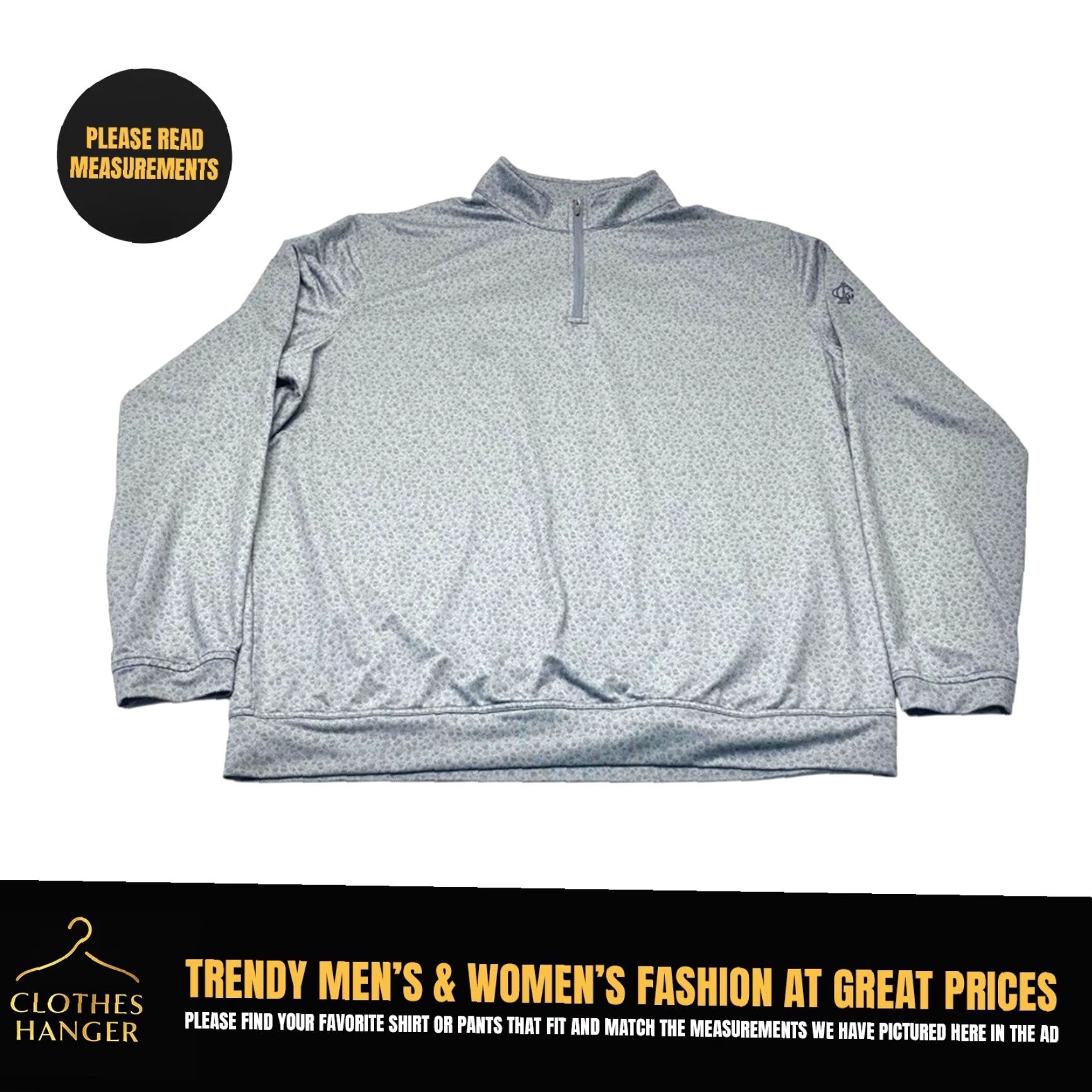 Peter Millar Vintage Peter Millar Dazed And Transfused Perth Performance 1/4 Zip Mens 2XL Cocktails Size US XXL / EU 58 / 5 - 2 Thumbnail