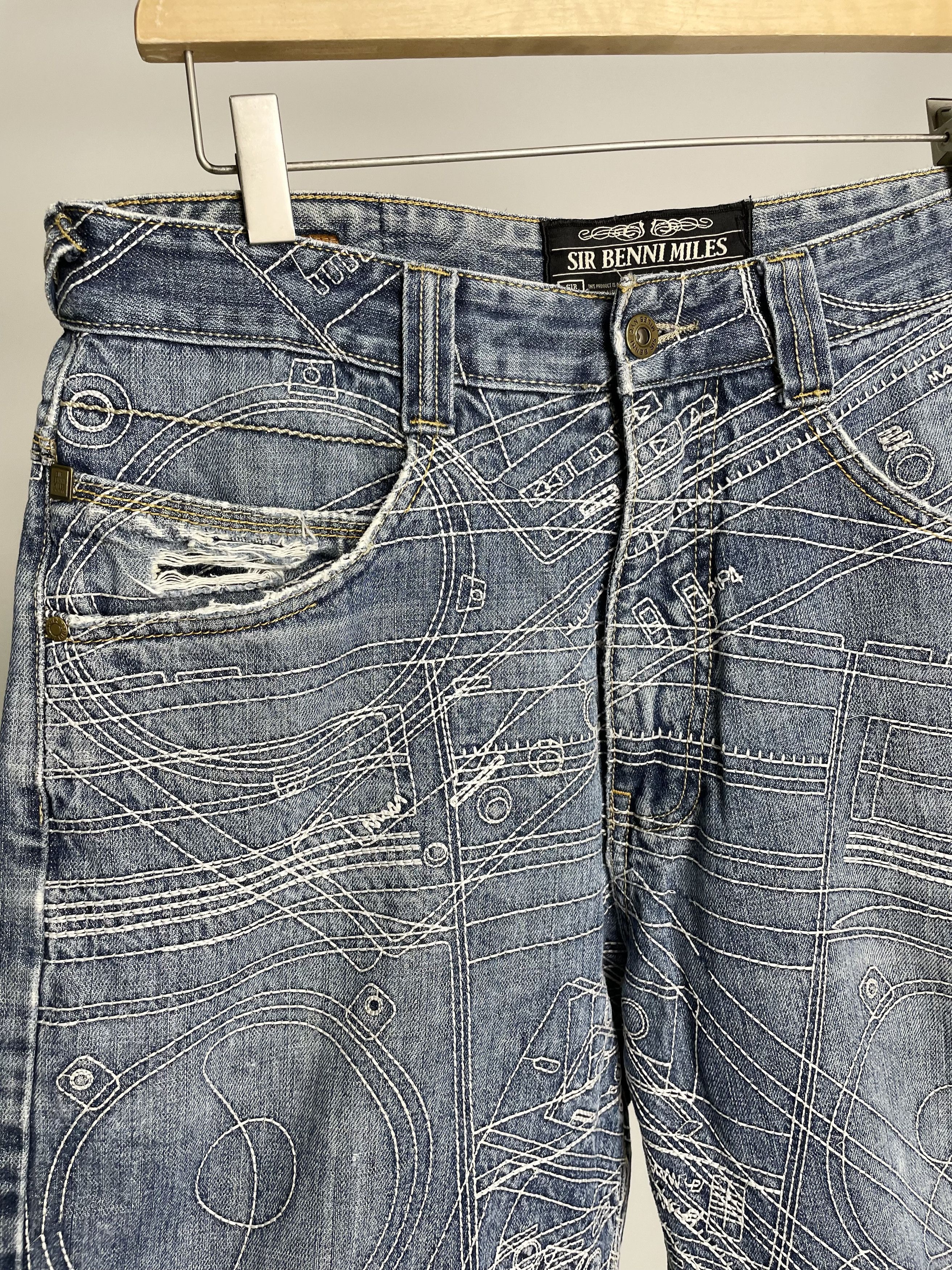 Fubu Sir Benni Miles Vintage Loose Fit Denim Jorts Y2K Shorts Size US 32 / EU 48 - 21 Thumbnail