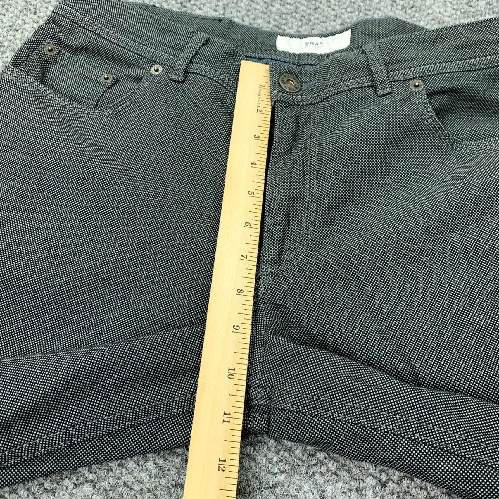 BRAX VINTAGE BRAX Mens Jeans Pants Straight Fit Stretch 34x30 Gray Casual Size US 34 / EU 50 - 5 Thumbnail