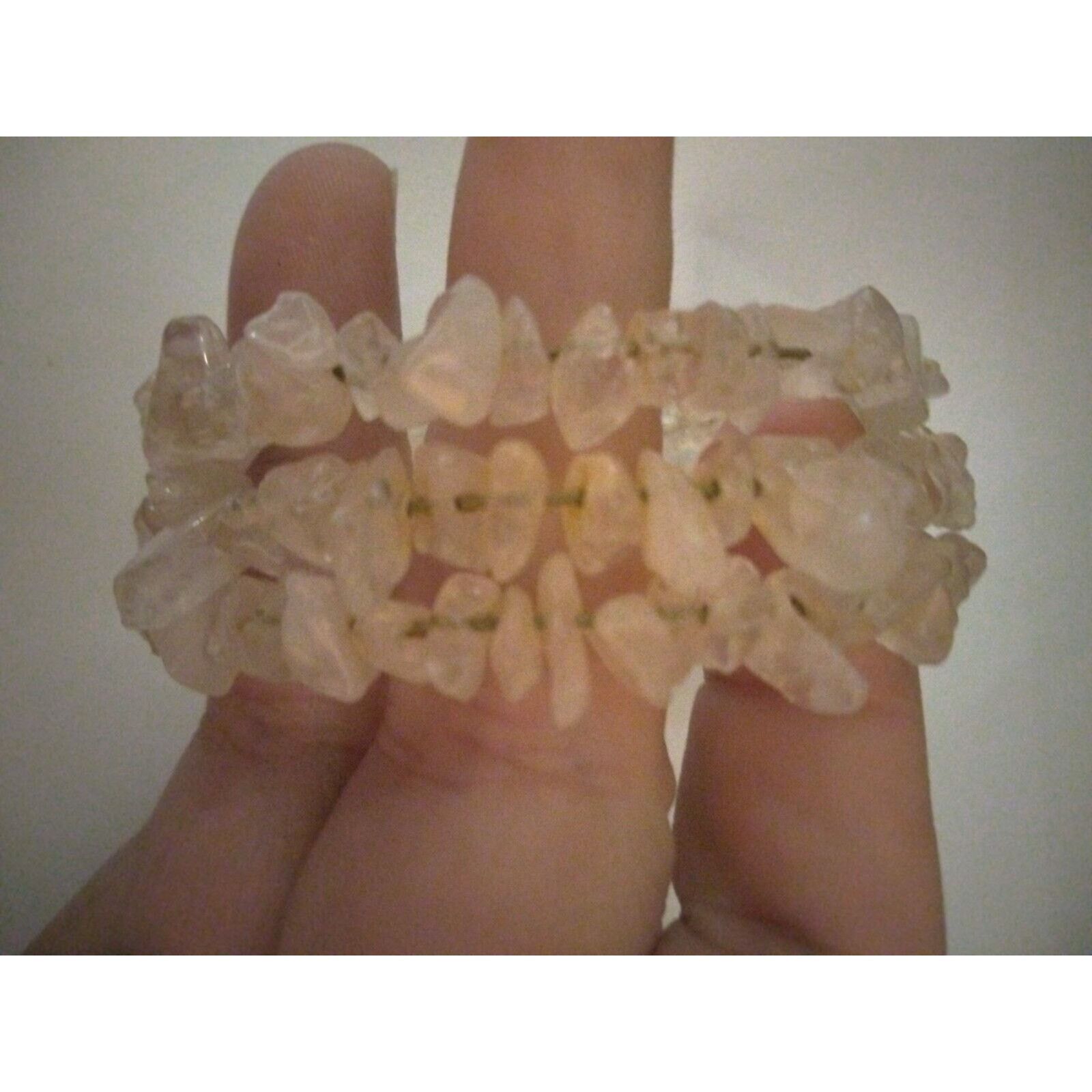 Other Pink Chip Memory Wire Bracelet Size ONE SIZE - 3 Thumbnail