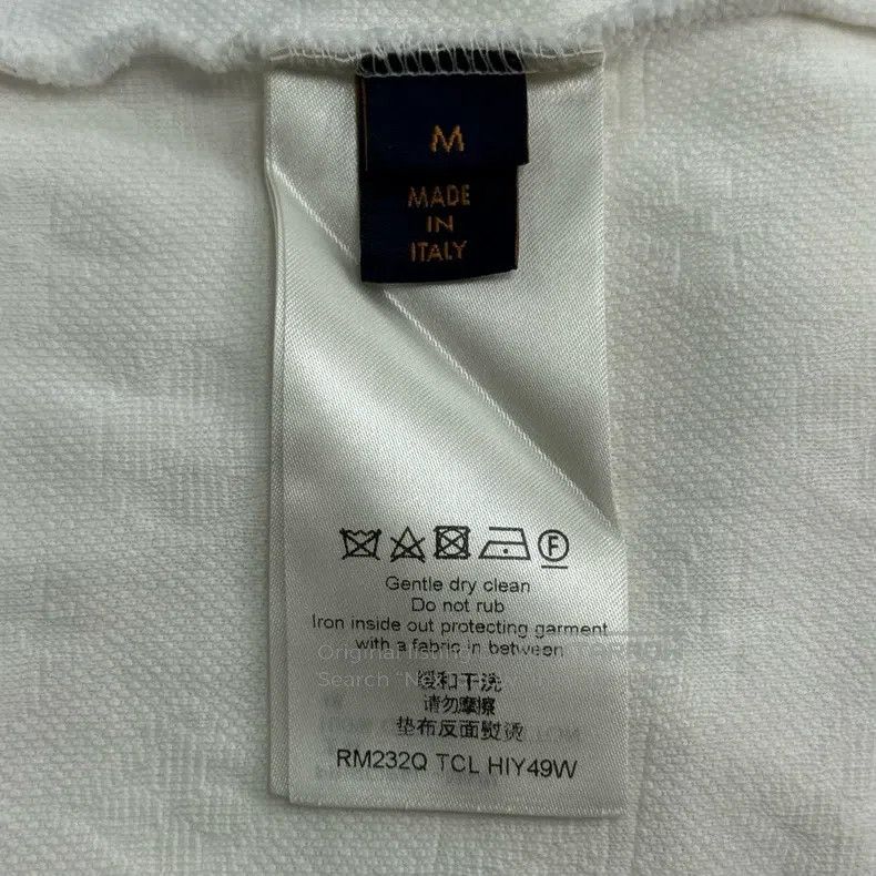 Louis Vuitton Louis Vuitton White dark lines full logo short sleeve Size US M / EU 48-50 / 2 - 6 Thumbnail