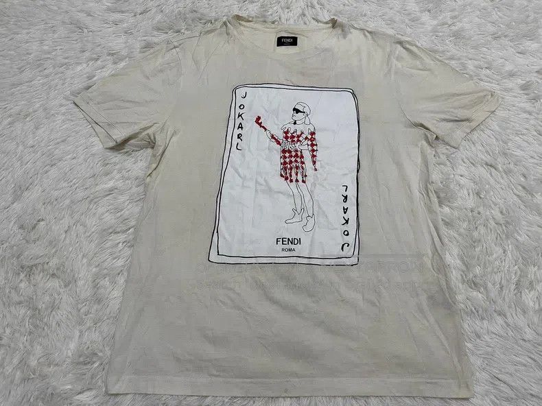 Fendi Fendi Men's short-sleeved T-shirt with round collar Size US XXL / EU 58 / 5 - 1 Thumbnail