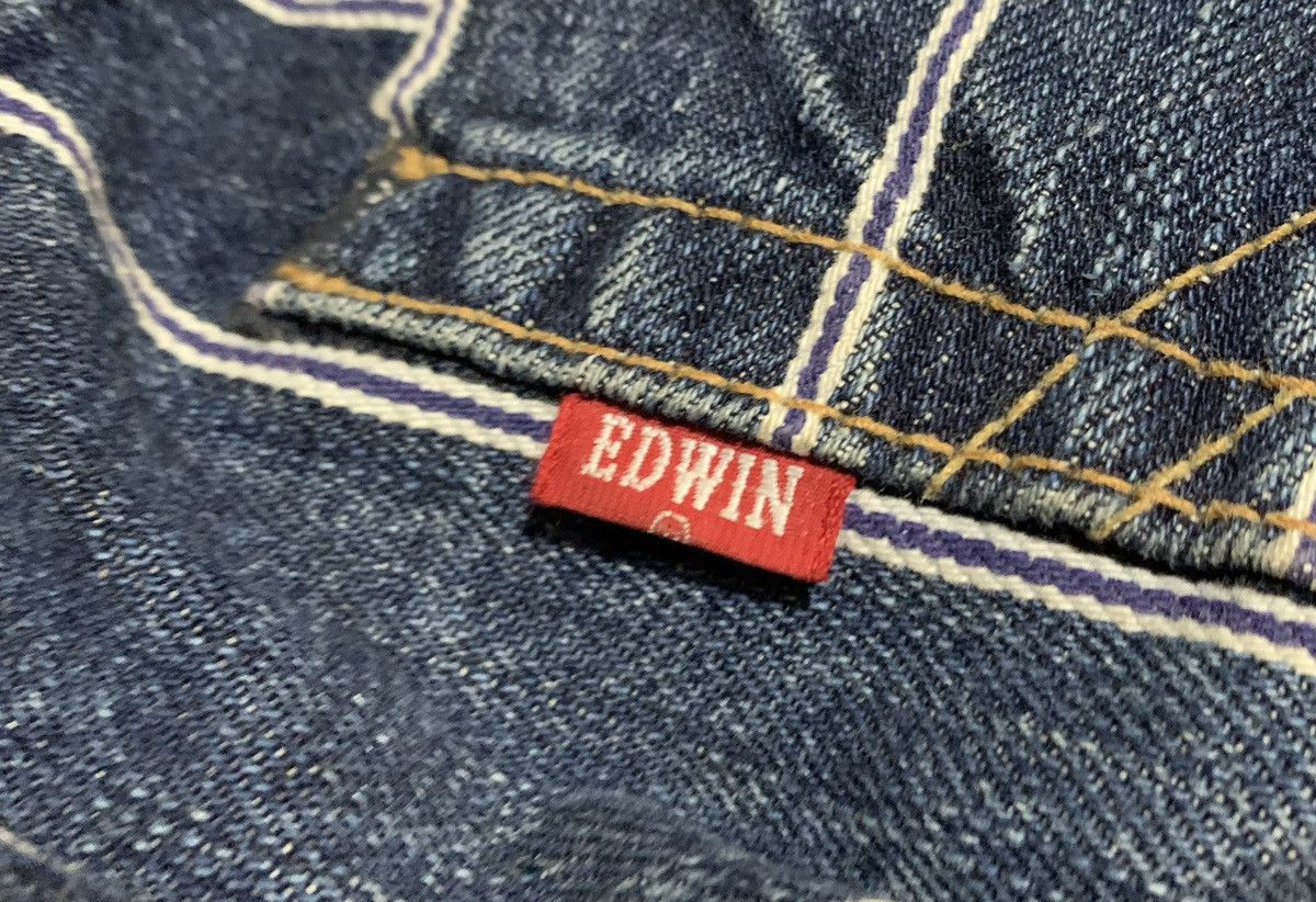Edwin × Vintage Vintage Edwin Stripe Selvedge Jeans Size US 33 - 5 Thumbnail
