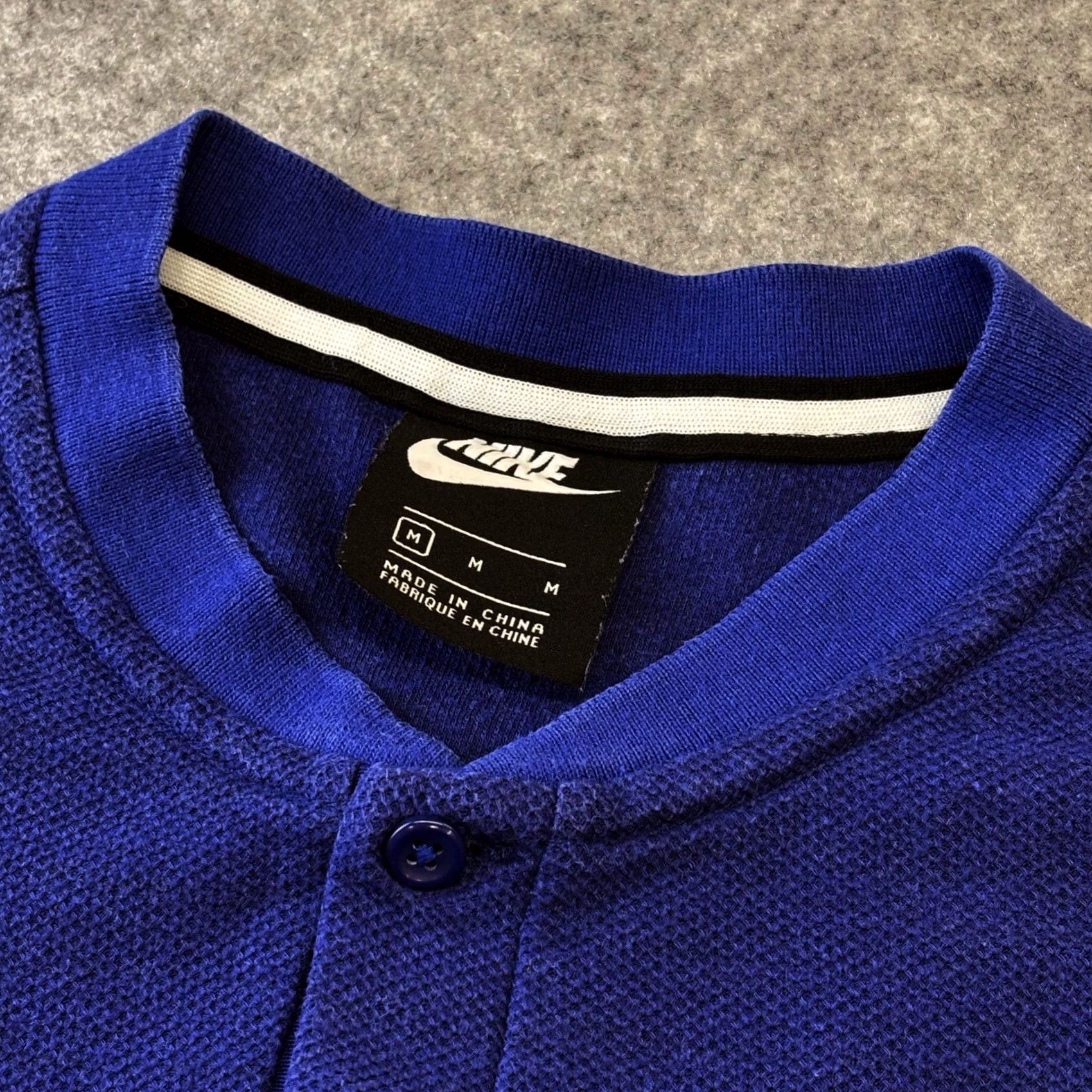 Nike Nike Atlético Madrid Polo Shirt Dri-FIT Men’s Blue Textured Medium Used Size US M / EU 48-50 / 2 - 4 Thumbnail