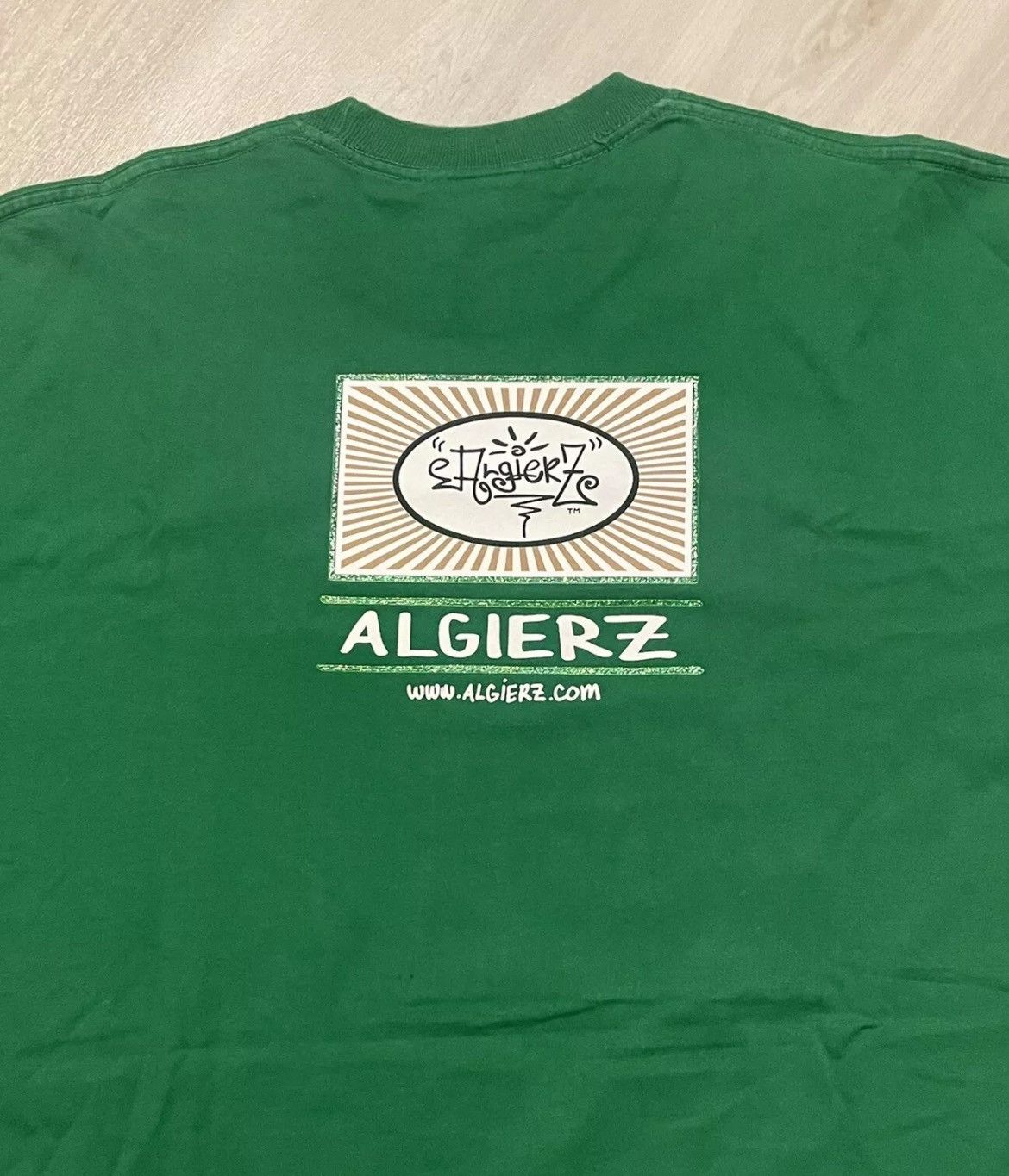 Rap Tees × Vintage Vintage Y2K Algierz Raptee mens 4XL Size US XXL / EU 58 / 5 - 8 Thumbnail