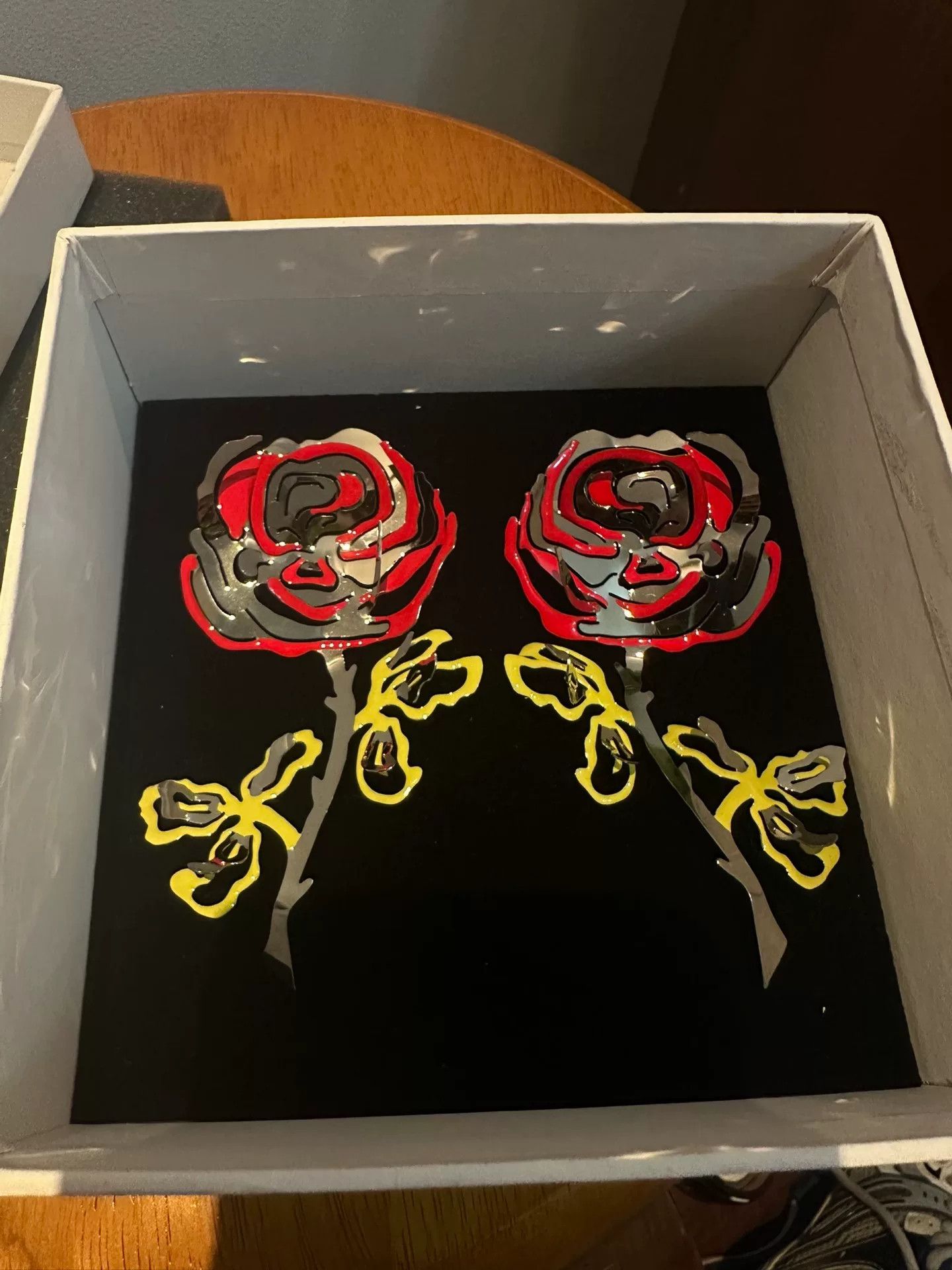 Yohji Yamamoto Y/Project Rose Metal Earrings Set Size ONE SIZE - 1 Thumbnail