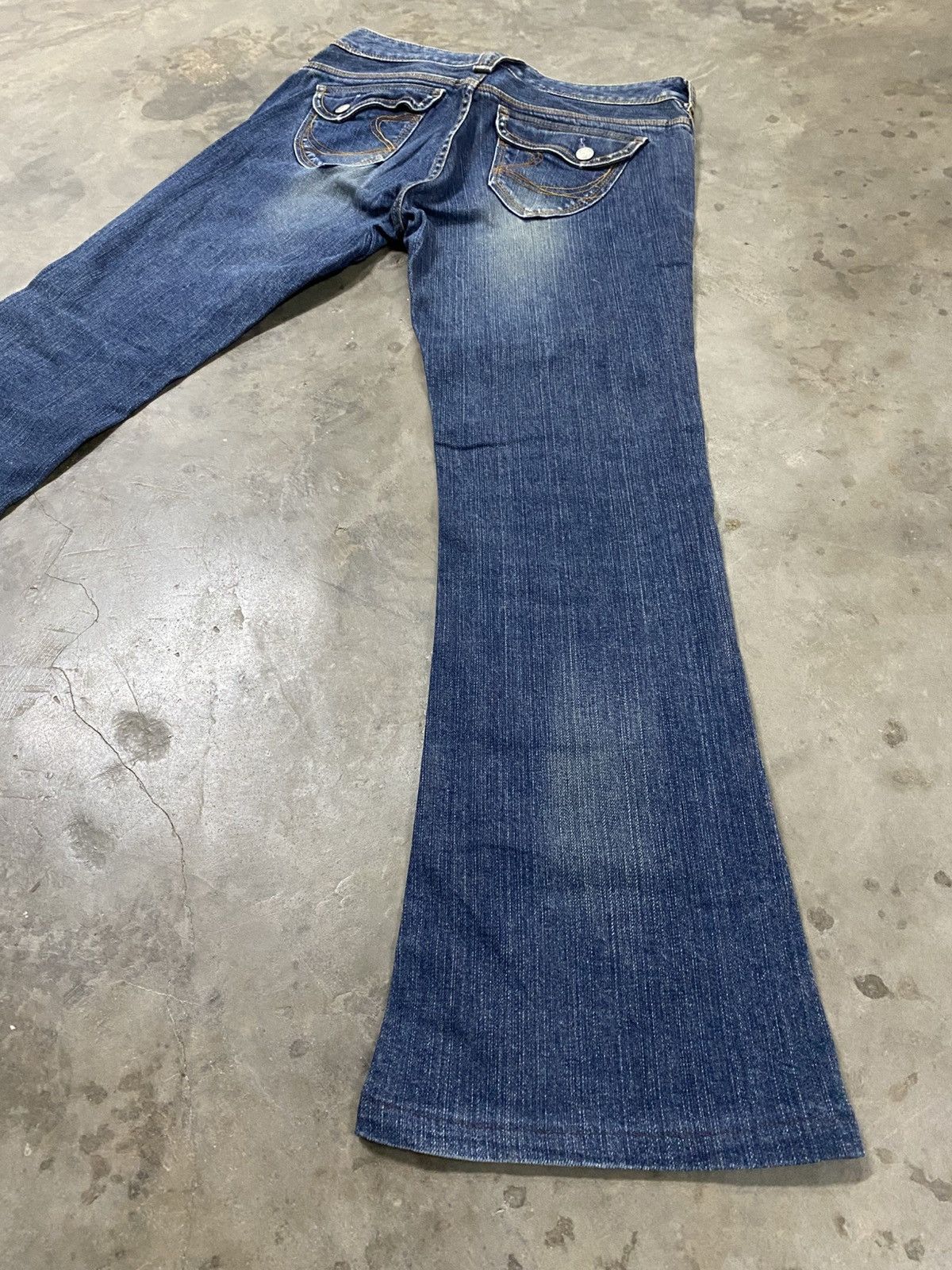 Hysteric Glamour × If Six Was Nine × Japanese Brand Flare Jeans Japan Georgia Love Jeans @255 Size US 31 - 12 Thumbnail