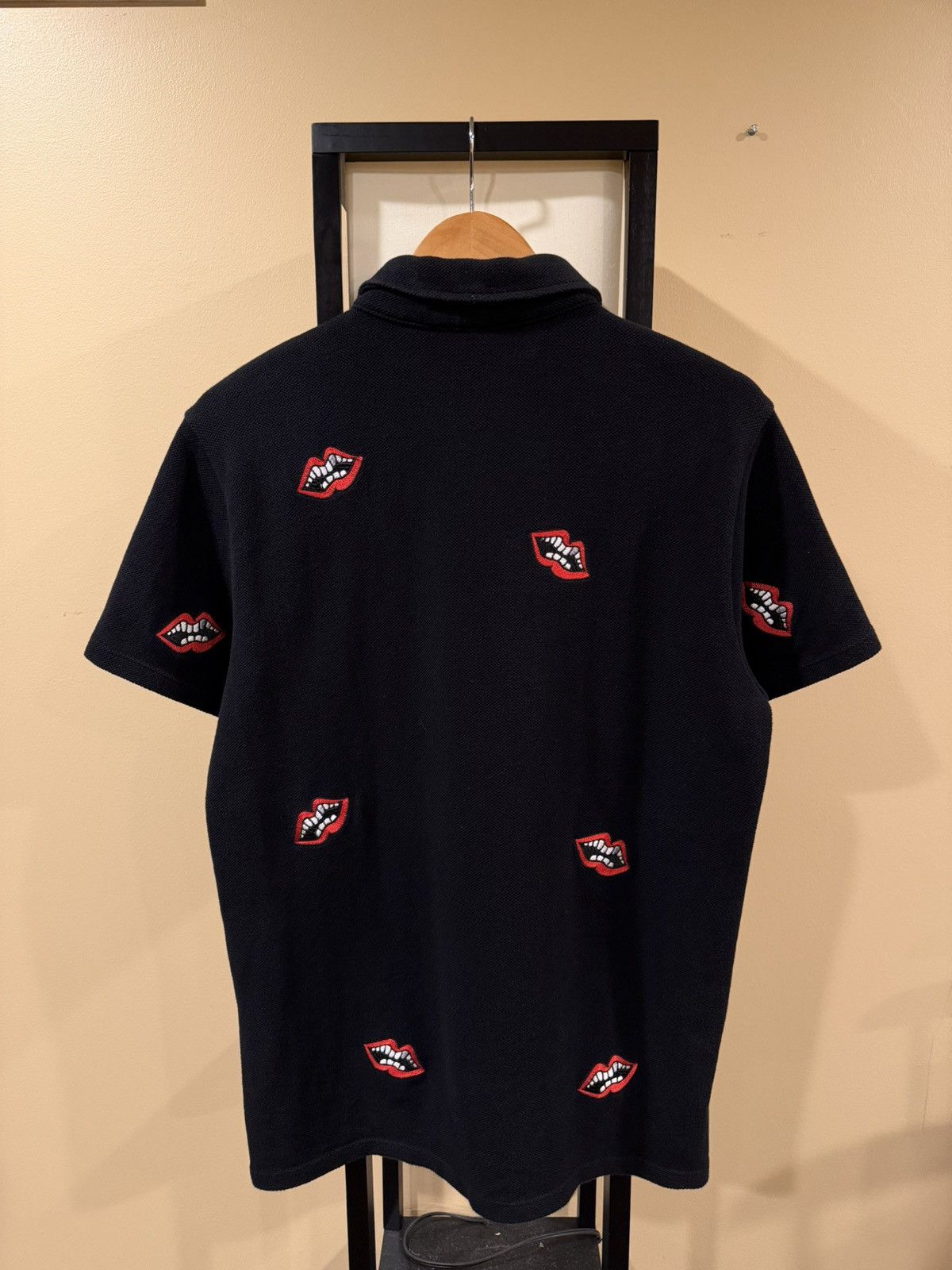 Chrome Hearts Chrome Hearts x Matty Boy Chomper Lips Black Polo Shirt Size US M / EU 48-50 / 2 - 19 Thumbnail