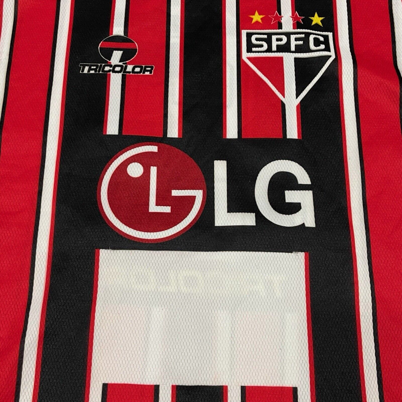 Vintage Vintage 90s Sao Paulo Football Club Soccer Jersey Size Large Size US L / EU 52-54 / 3 - 3 Thumbnail