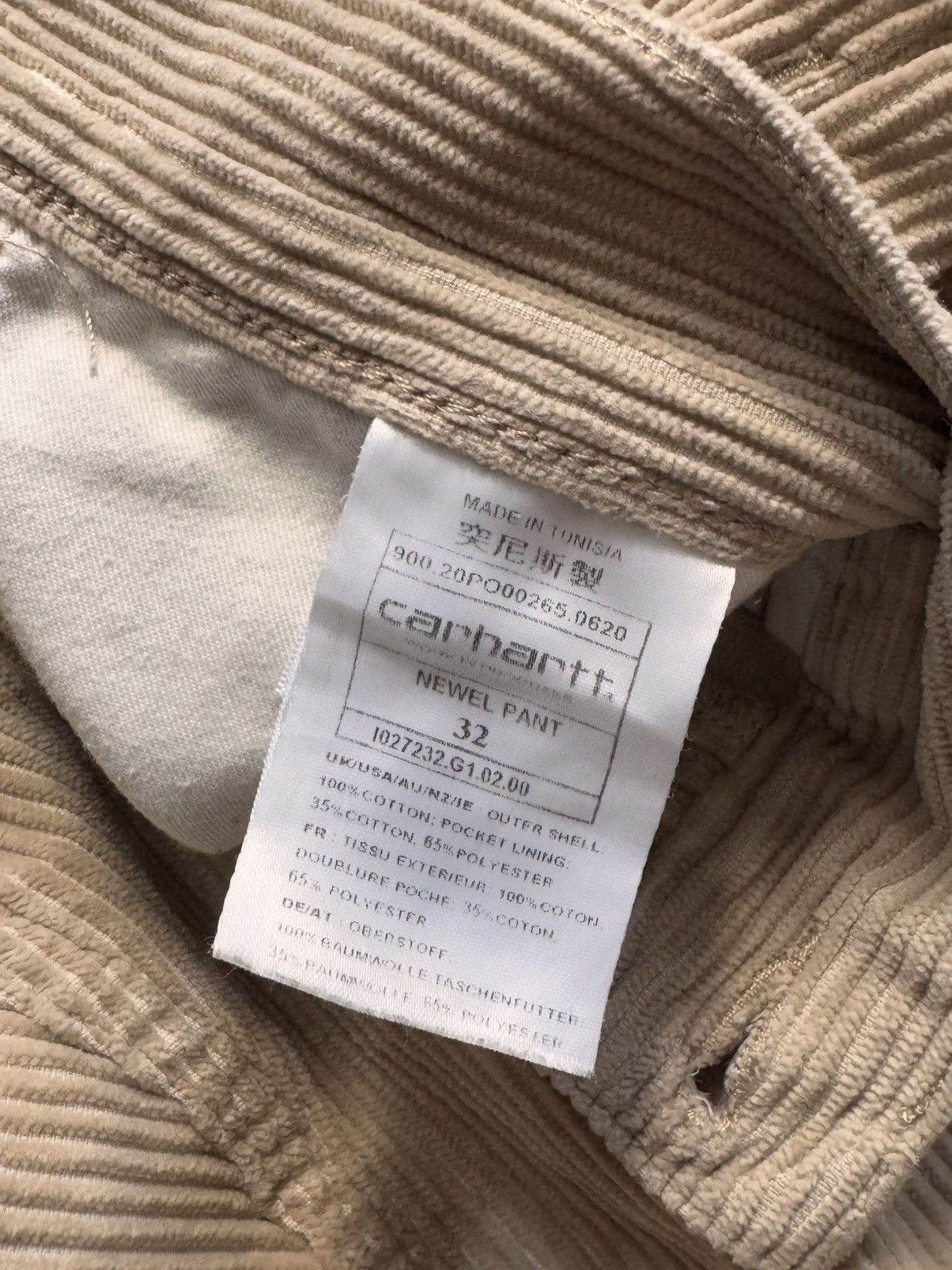 Carhartt Wip Corduroy Newel Pants Size US 32 / EU 48 - 3 Thumbnail