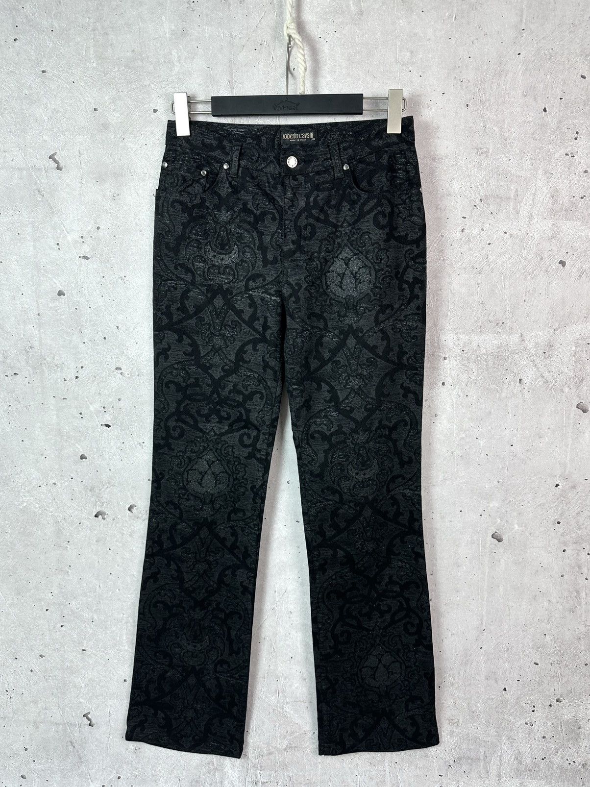Vintage Roberto Cavalli Printed Made in Italy Women’s Pants