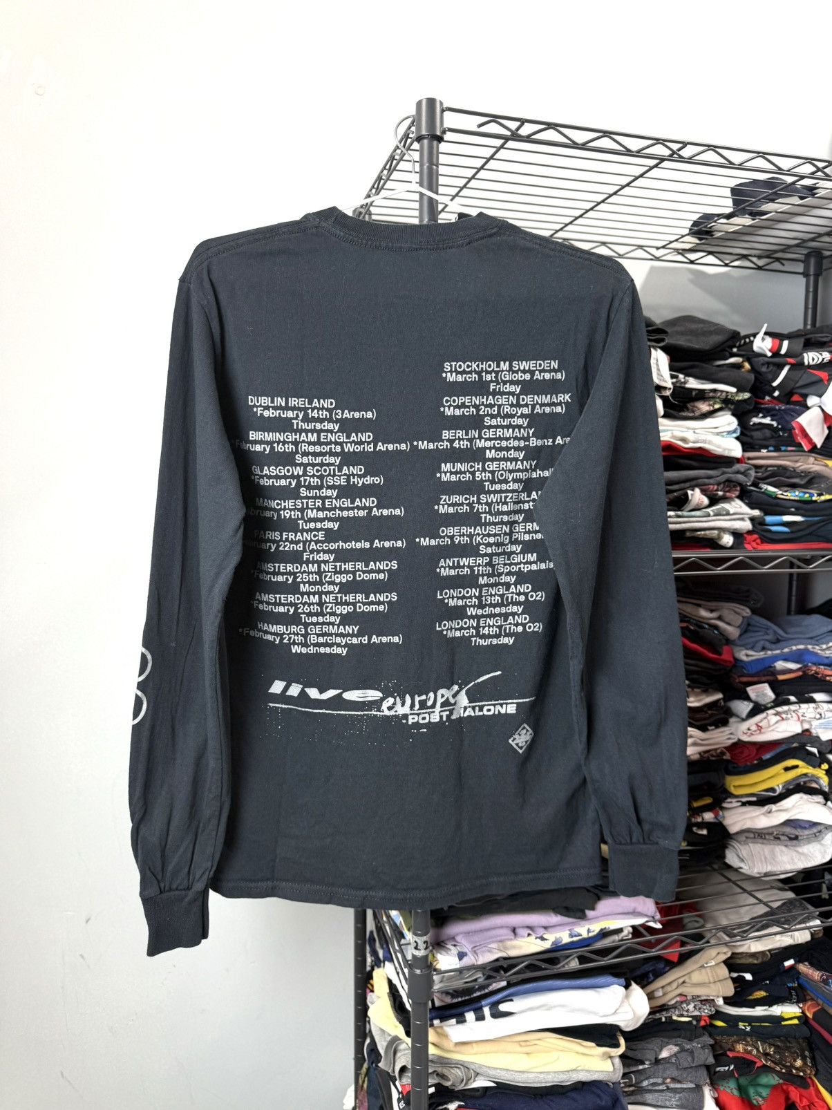 POST&CO Posty Co Post Malone Album Tour Longsleeve Size US S / EU 44-46 / 1 - 2 Thumbnail