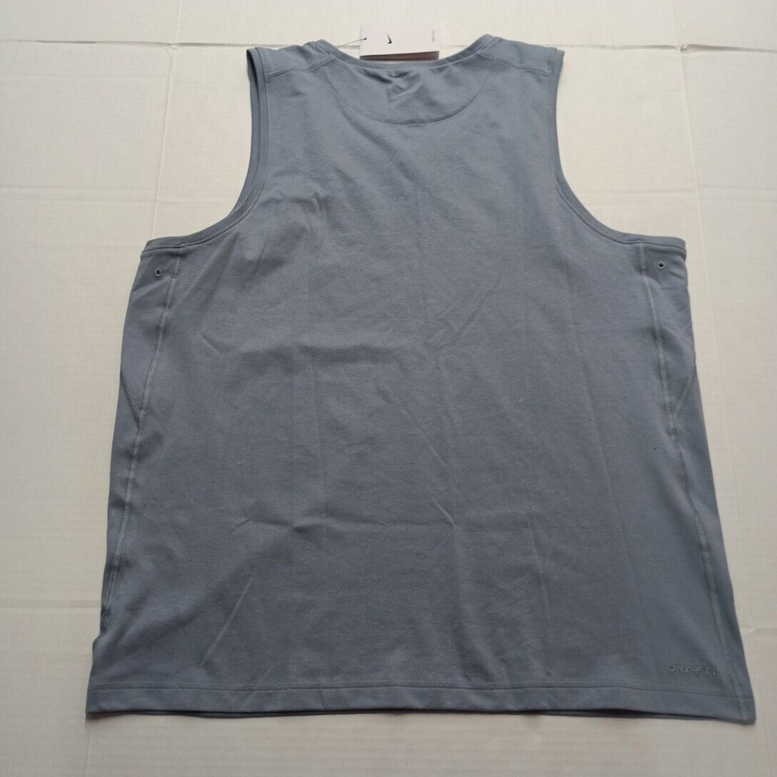Nike Nike Dri-FIT Tank Top Men's XL Slate Blue Muscle Shirt Size US XL / EU 56 / 4 - 7 Thumbnail