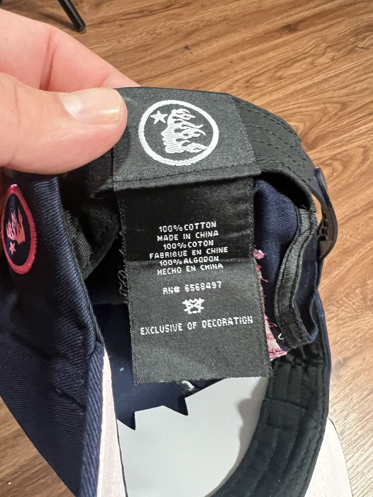 Designer × HELLSTAR Hellstar Navy SnapBack Logo Size ONE SIZE - 4 Thumbnail