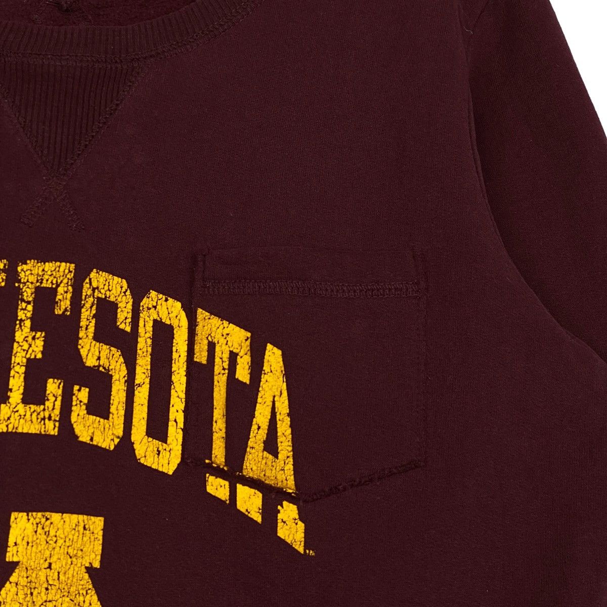 Champion × Vintage Vintage Champion Minnesota Crewneck Sweatshirt With Pocket Size L / US 10 / IT 46 - 5 Thumbnail