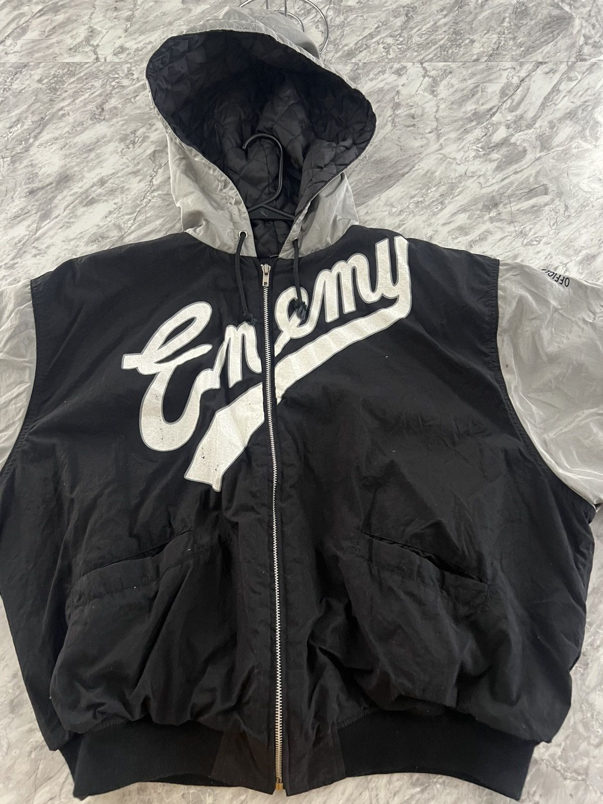 Public Enemy Vintage Public Enemy Tour Jacket Size Large Size US L / EU 52-54 / 3 - 1 Thumbnail