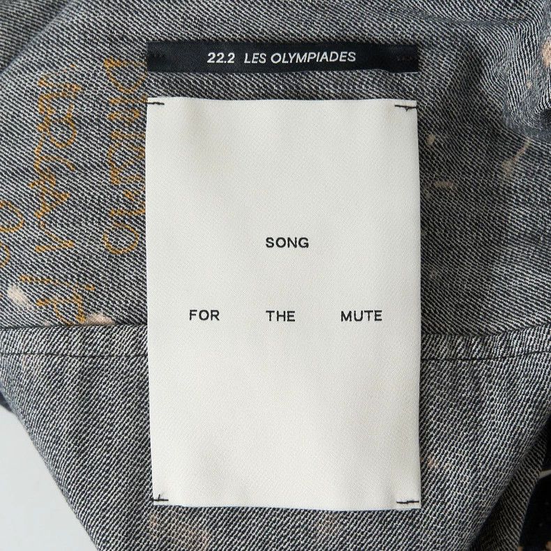 Song For The Mute Song For The Mute Tie-dyed washed denim jacket Size US M / EU 48-50 / 2 - 7 Thumbnail